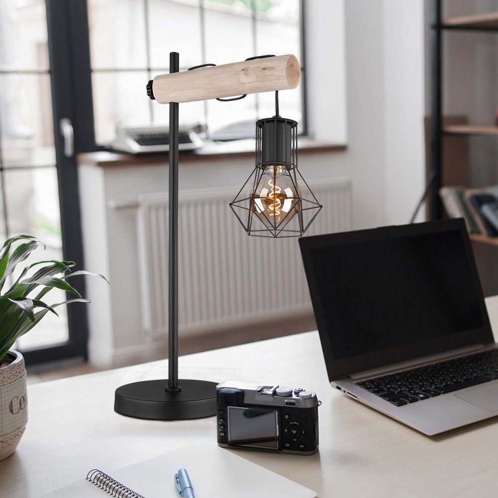 Wohnzimmerleuchte LED etc-shop Tischlampe Tischleuchte Bürolampe Tischleuchte, Schlafzimmerlampe