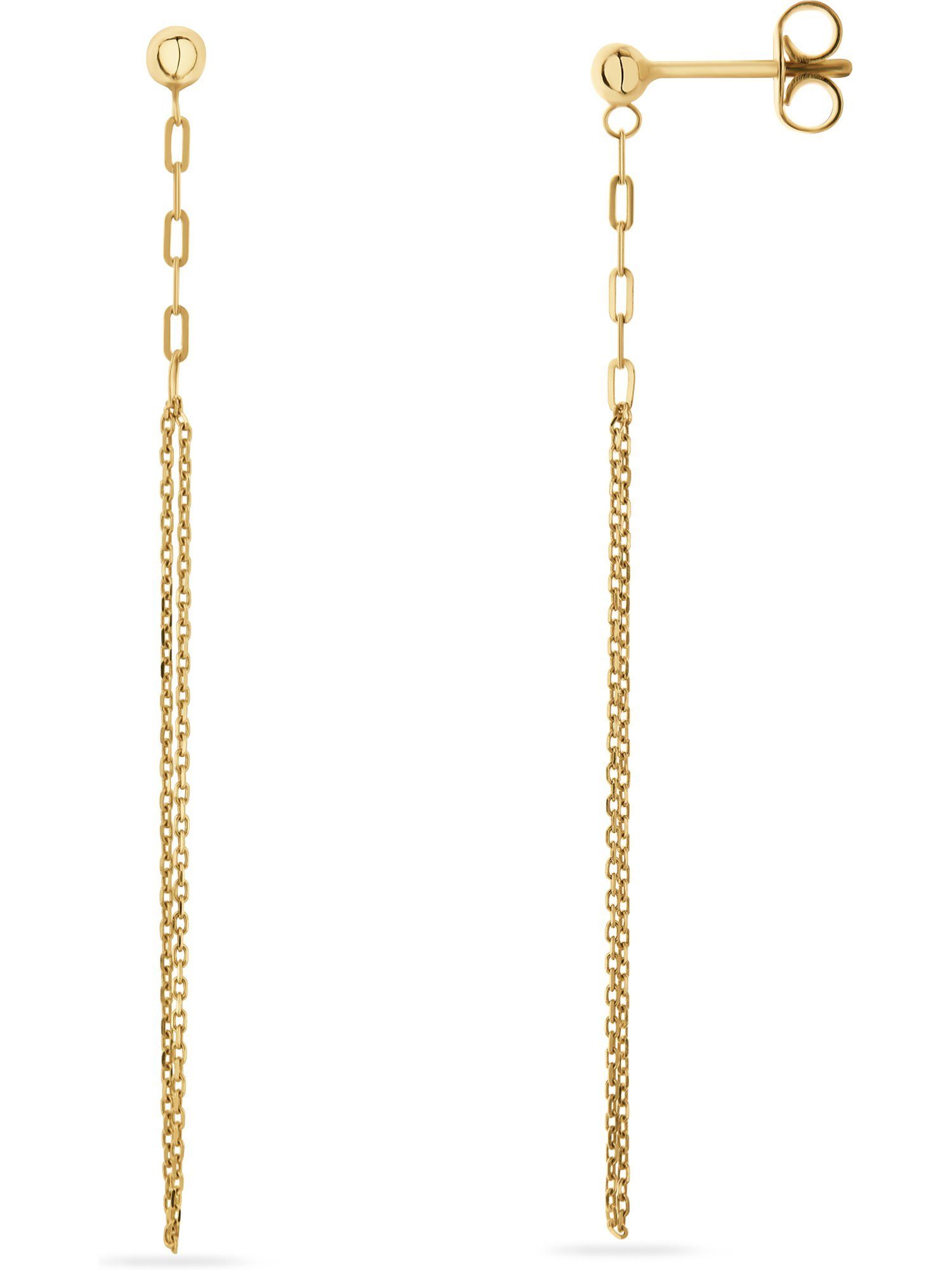 CHRIST Paar Ohrhänger CHRIST Damen-Ohrhänger 375er Gelbgold günstig online kaufen
