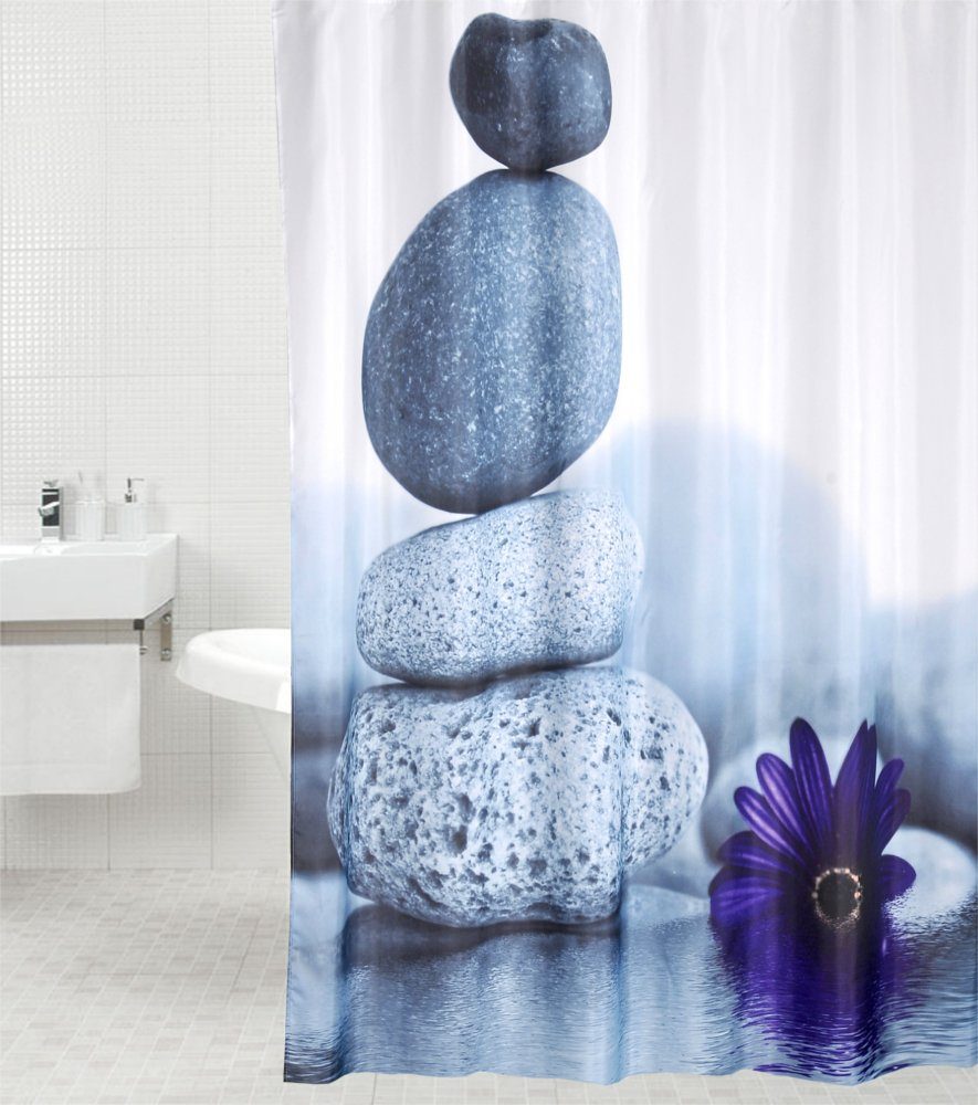 Sanilo Duschvorhang Energy Stones 180 x günstig online kaufen