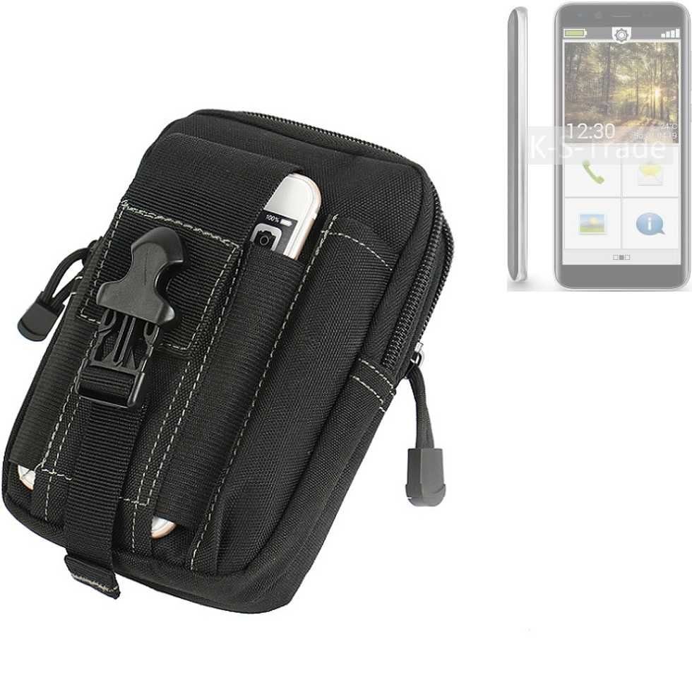K-S-Trade Handyhülle für Emporia Smart.3 Mini, Gürtel Tasche Gürteltasche  Holster Schutz Hülle Handy Hülle