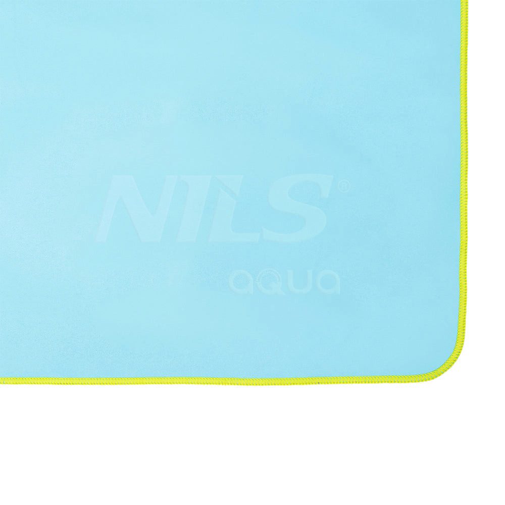 NILS AQUA Sporthandtuch Mikrofaser Handtusch 140x70 cm, Mikrofaser (Spar-Set, 1-St), spart Zeit und ist ideal für Sport, Reisen