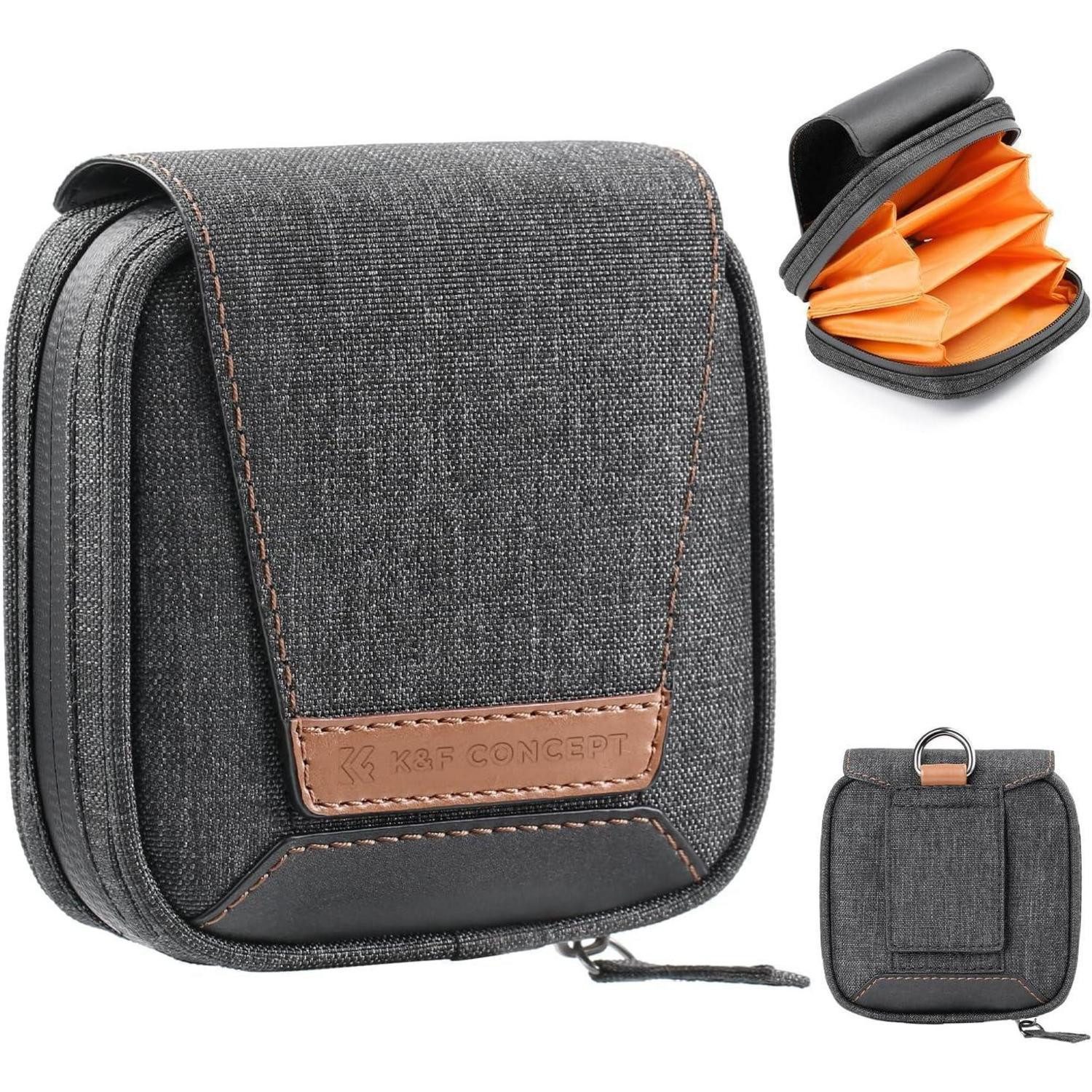 LuxusKollektion Kameratasche 4 Stück Kamera Filter Taschen 4-in-1 95mm Objektivfilter Aufbewahrung