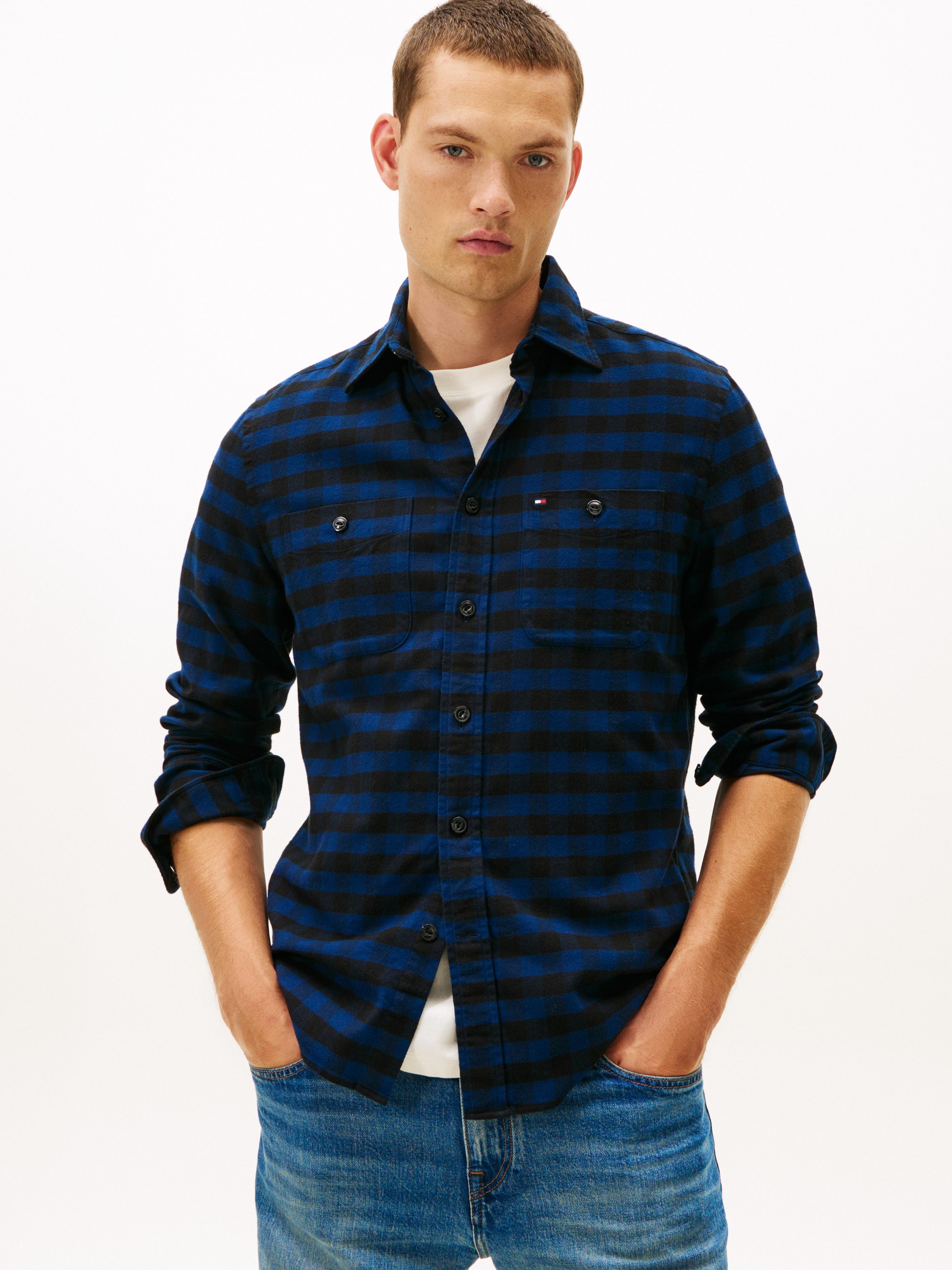 Tommy Hilfiger Langarmhemd BUFFALO CHECK regular günstig online kaufen