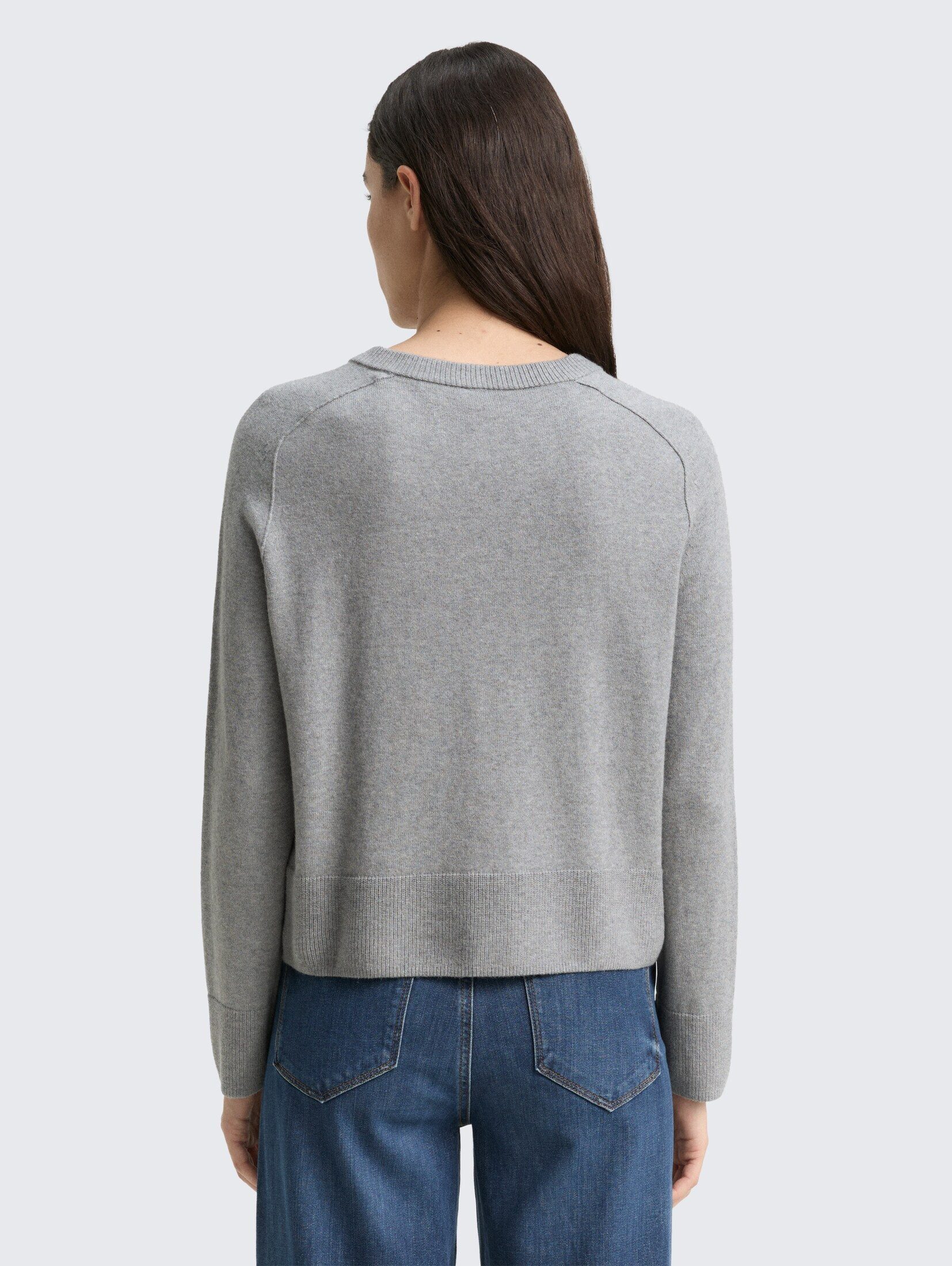 TOM TAILOR Cardigan Pullover & Strickjacken Cardigan mit Kaschmir-Anteil