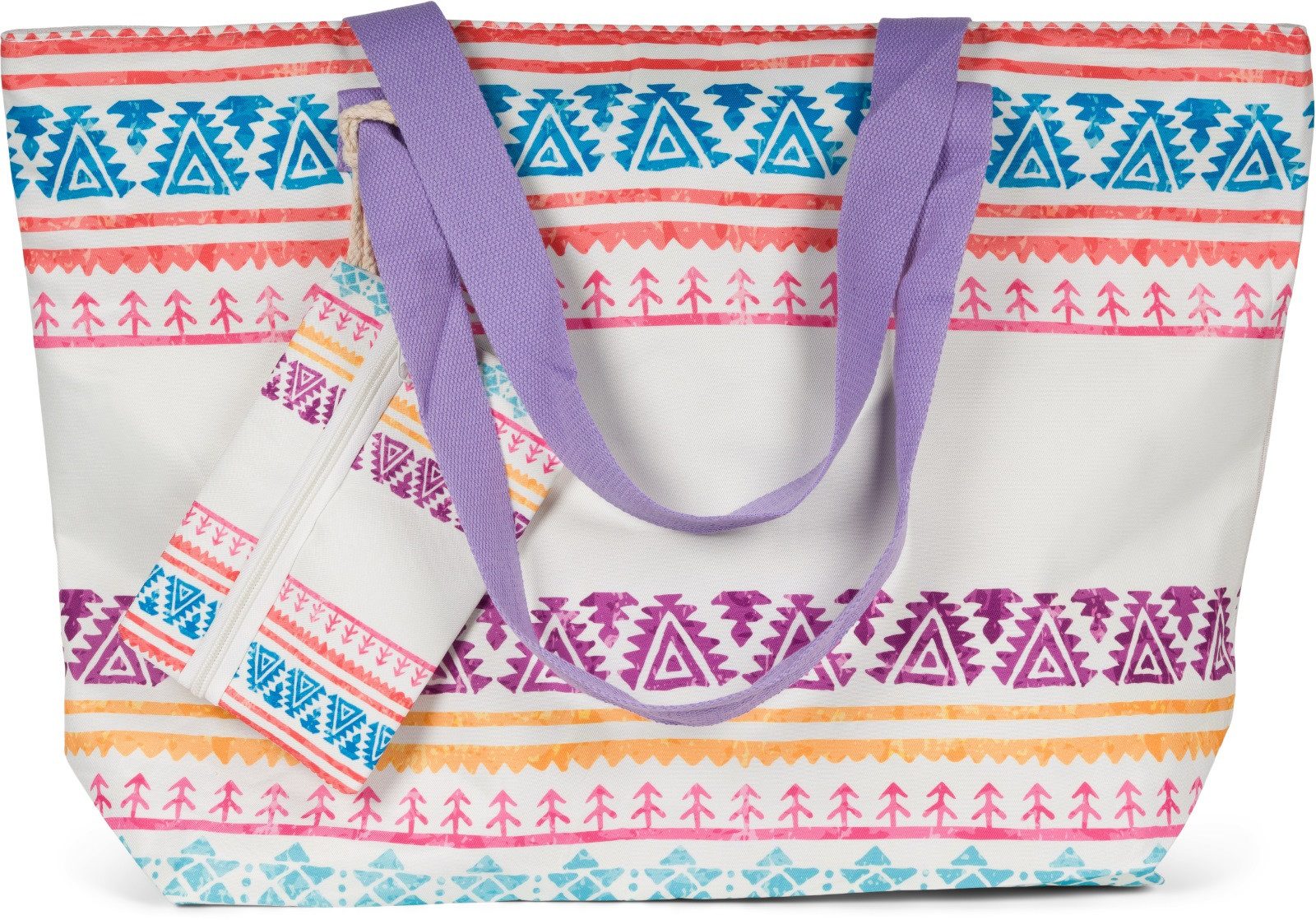 styleBREAKER Strandtasche Strandtasche Azteken Muster - günstig online kaufen