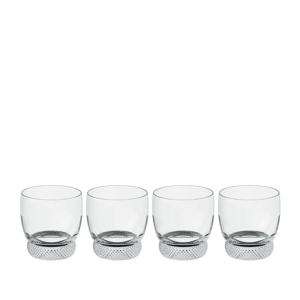 Villeroy & Boch Signature Gläser-Set Octavie Whiskyglas, 4 Stück, 4-tlg., Glas, Kristallglas, spülmaschinenfest, Made in Germany
