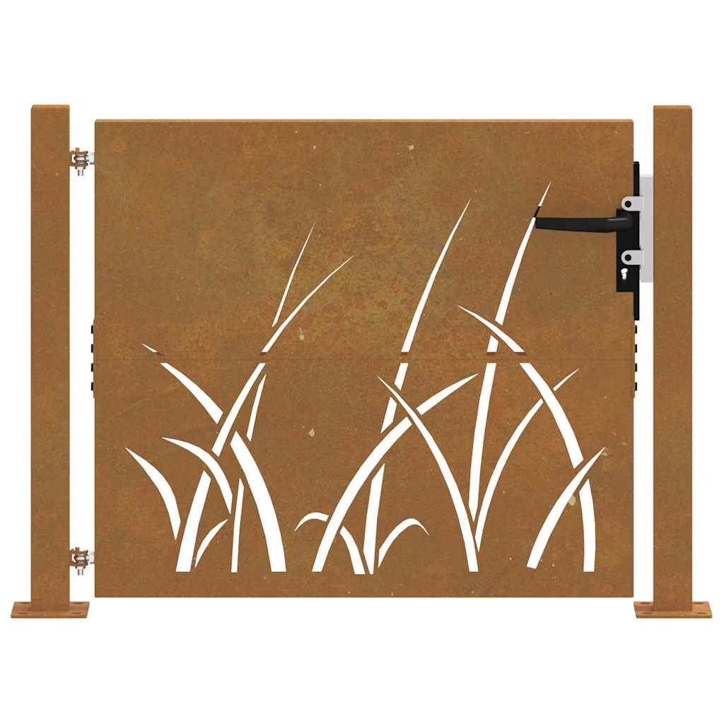 vidaXL Gartentor Gartentor 105x105 cm Cortenstahl günstig online kaufen
