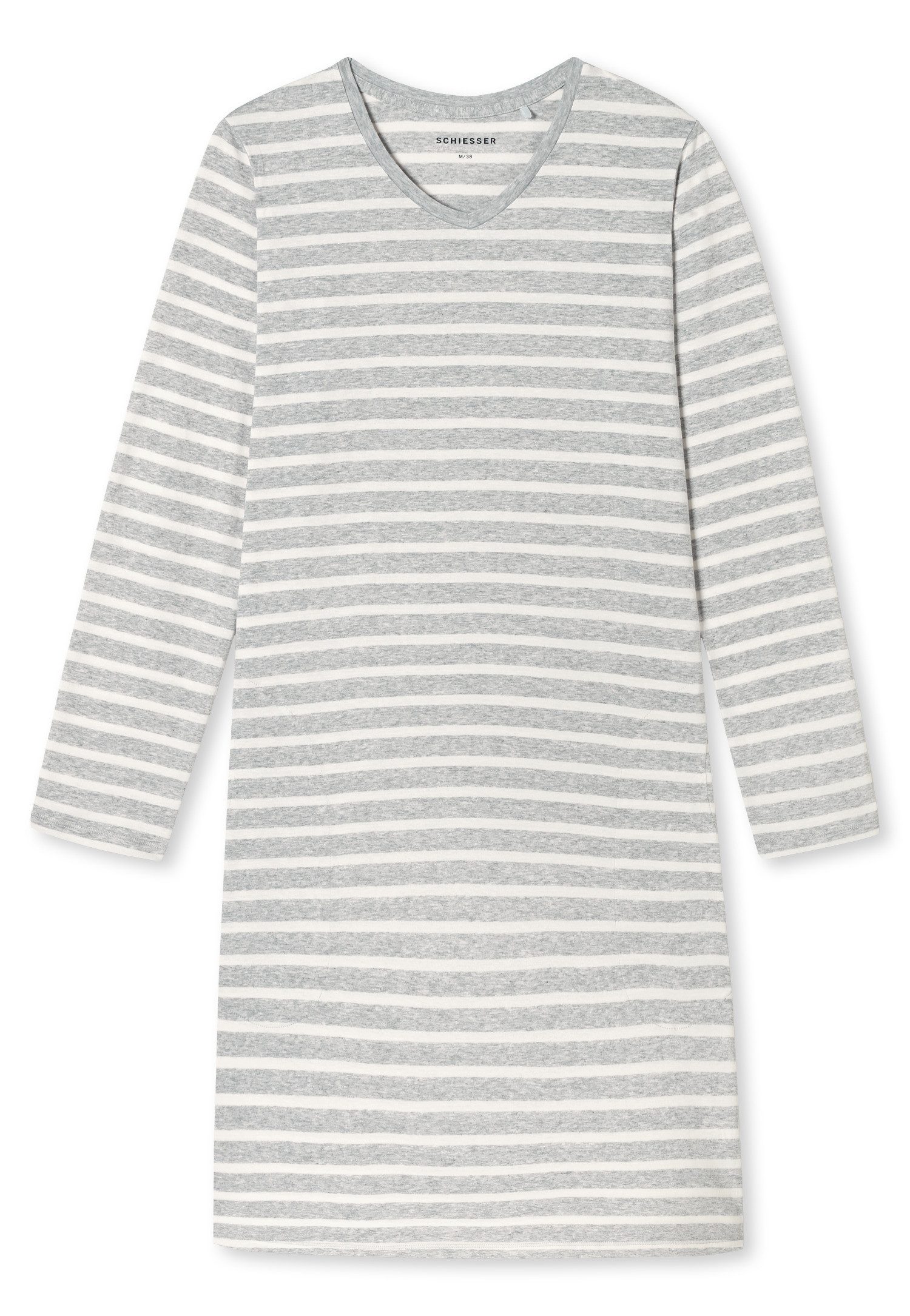 Schiesser Nachthemd Casual Essentials (Packung) mit leichtem V-Ausschnitt