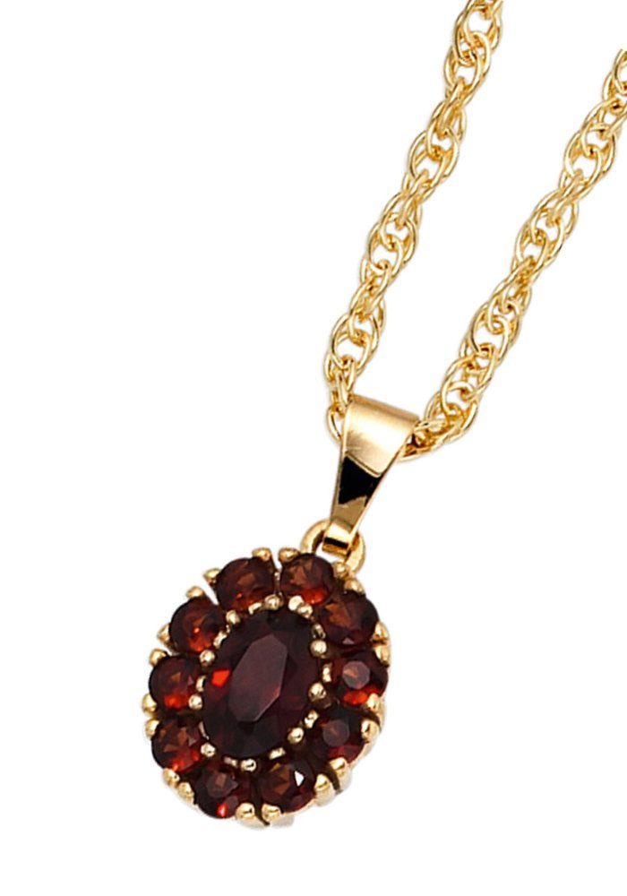 JOBO Kettenanhänger Anhänger oval, 375... JOBO Kettenanhänger Anhänger oval, 375...