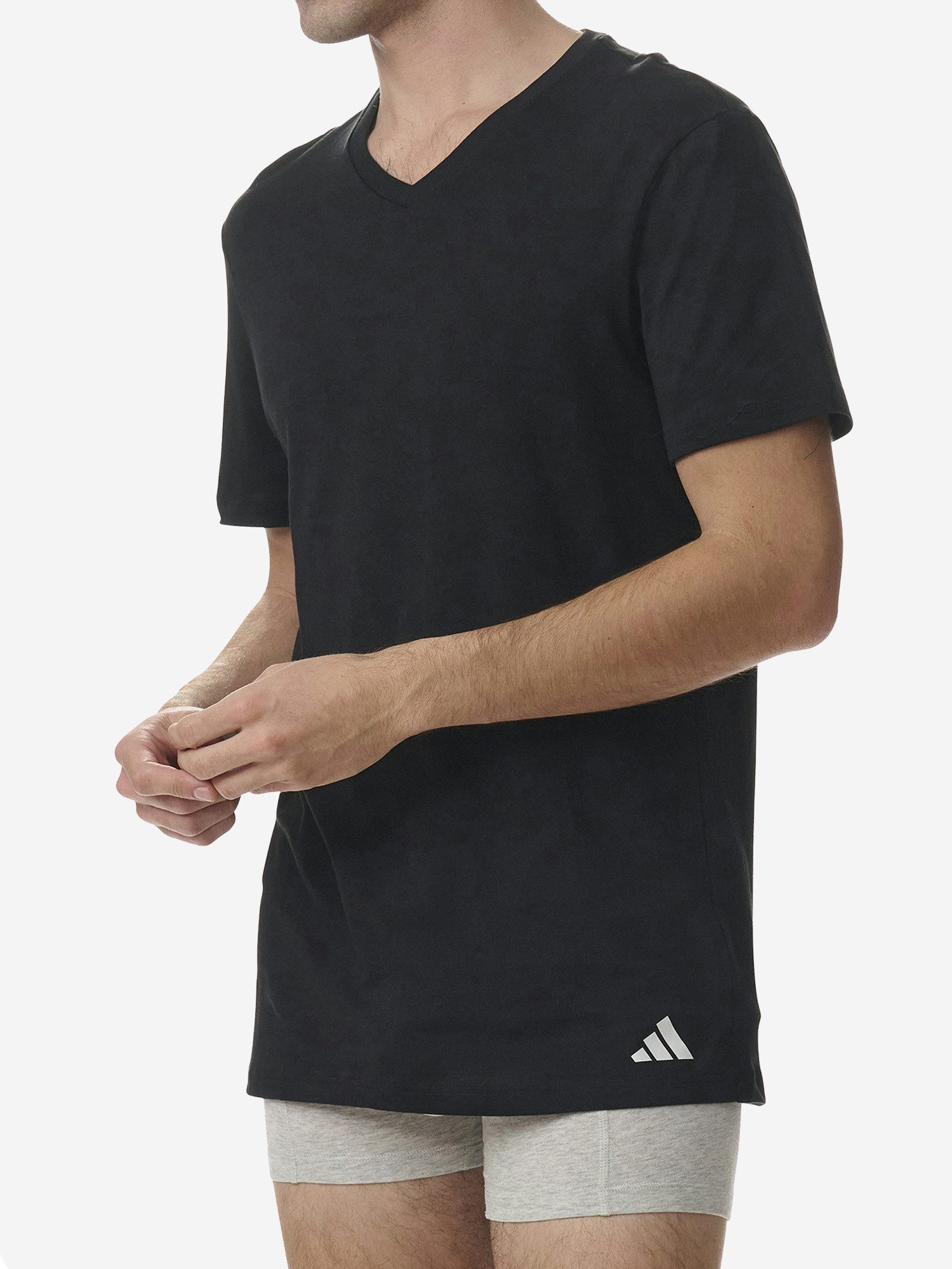 adidas Sportswear T-Shirt Active Core Cotton (6-tlg) unterziehshirt unterhemd kurzarm