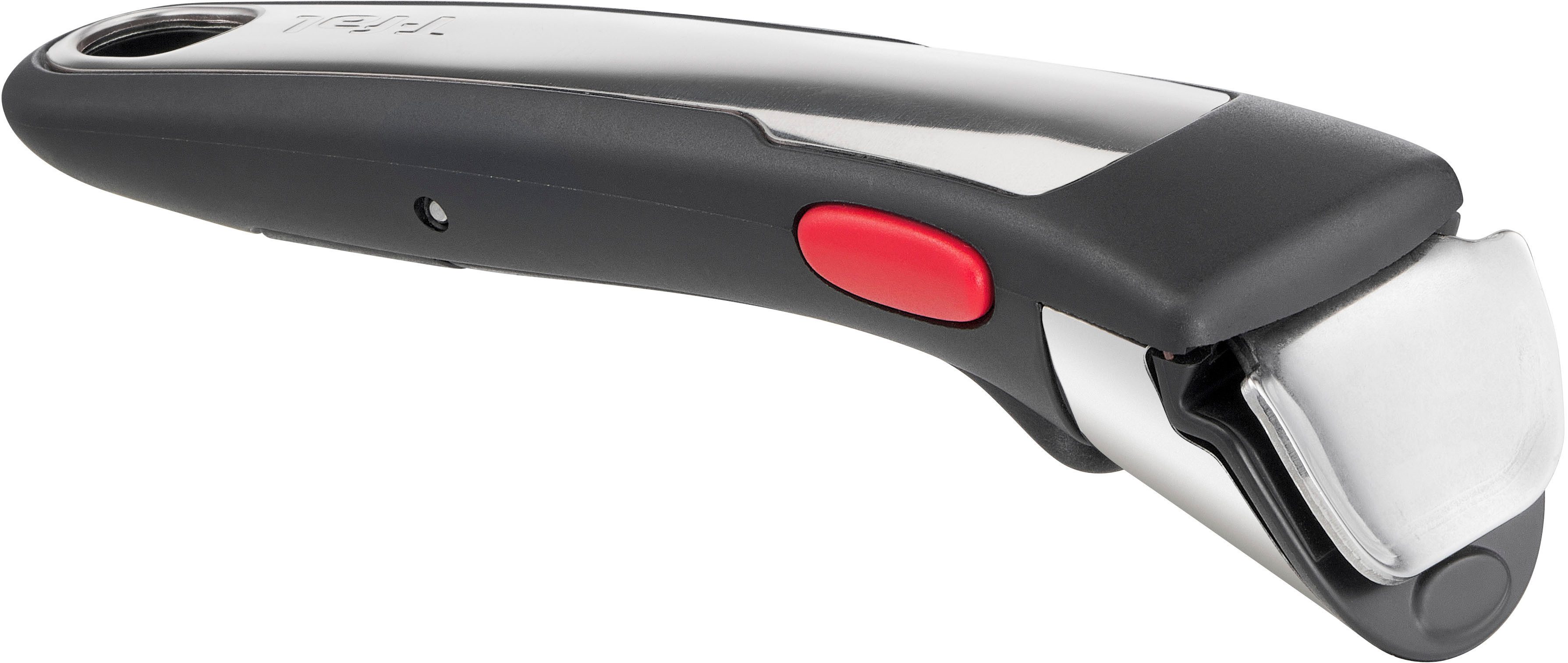 Tefal Griff Ingenio (1-St), Premium-Griff mit Edelstahleinlage, 3-Punkt-Sicherheitssystem