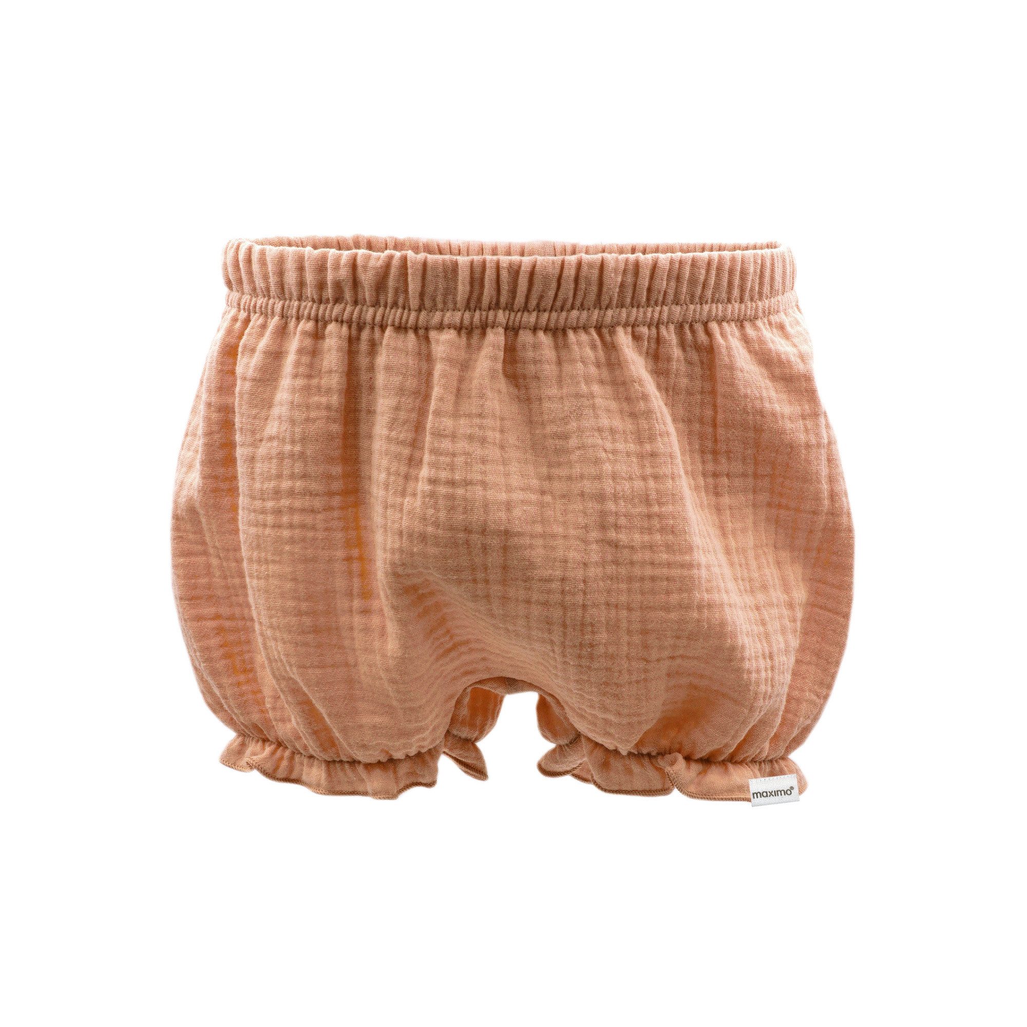 MAXIMO Stoffhose GOTS BABY GIRL-Pumphose Musselin (1-tlg) Musselin
