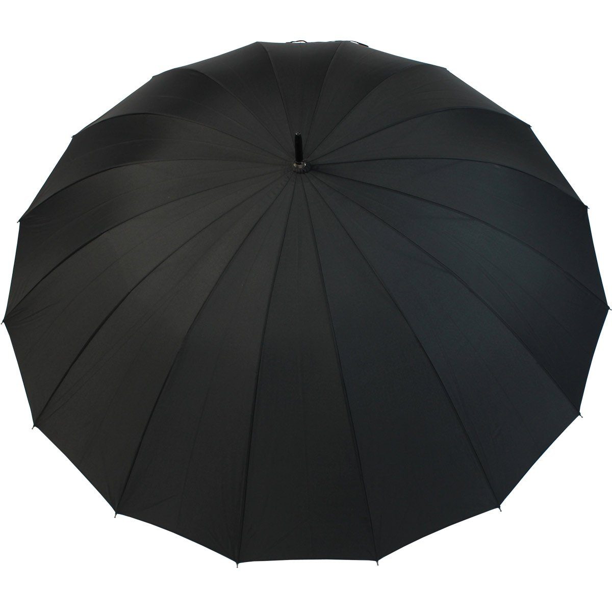 iX-brella Stockregenschirm XXL 130 cm Durchmesser Golf-Partnerschirm, 16-teiliges Dach, mit leichtem Fiberglasgestell