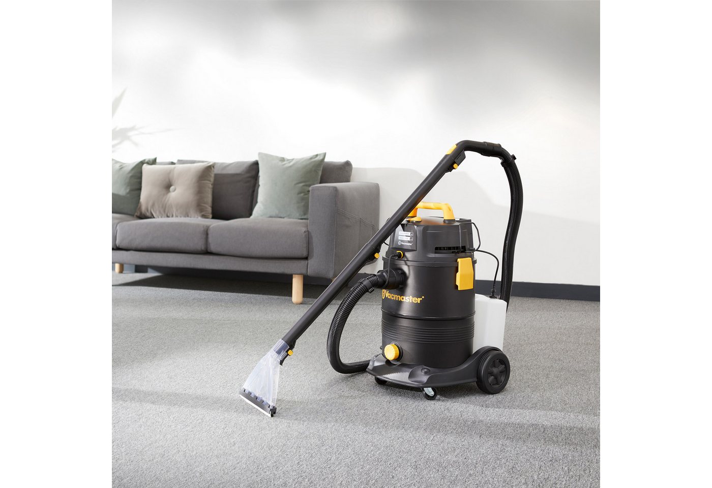 Vacmaster Nass-Trocken-Sauger 3-in-1 Waschsauger, Nass Trockensauger mit Dual-Tank-Design, 1300 W, mit Staubbeute, Bodenreiniger Für Hartböden Teppiche,Teppich-Reinigungsmaschine