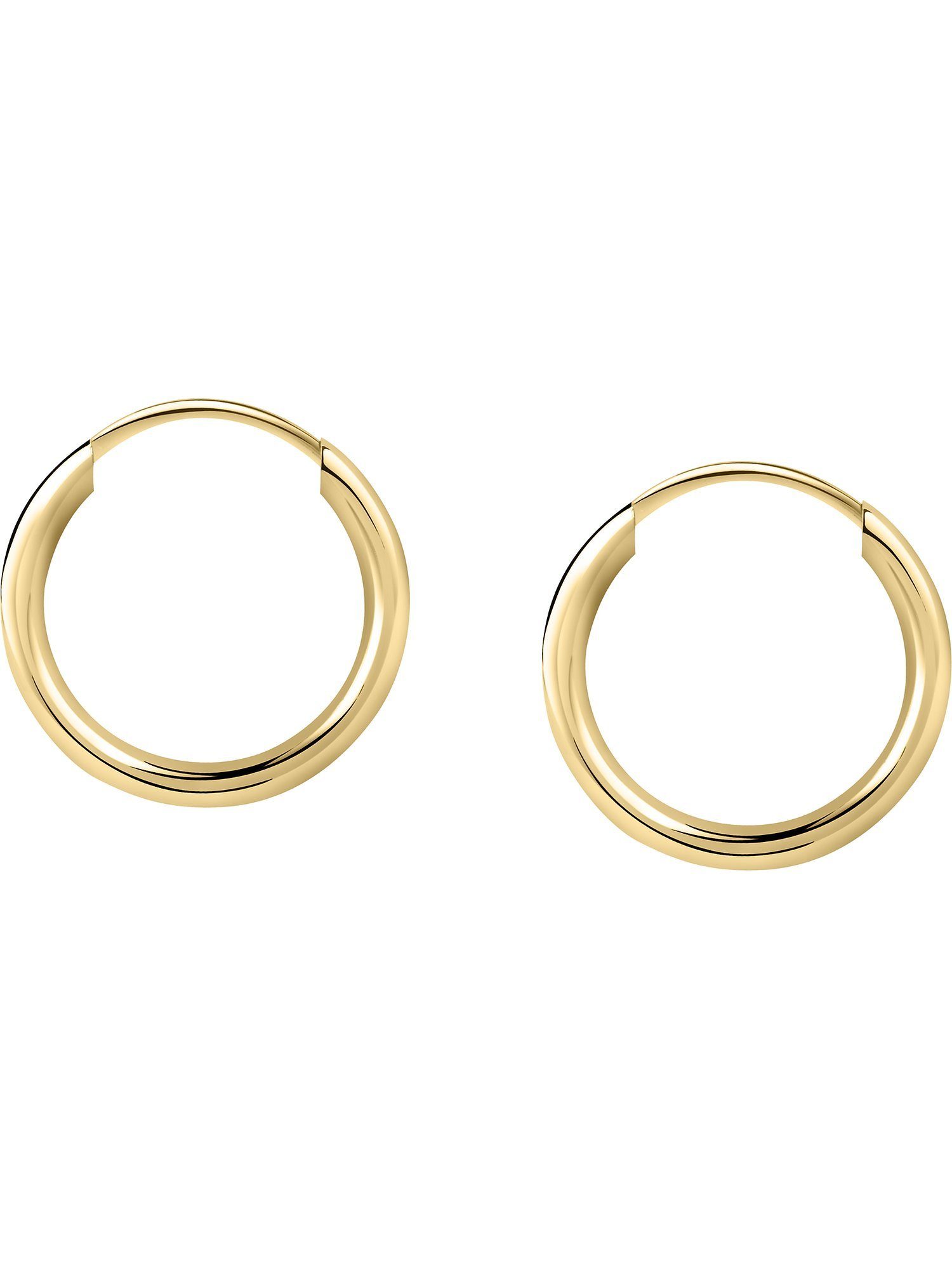 CHRIST Paar Creolen CHRIST Damen-Creolen 585er Gelbgold (Paar)