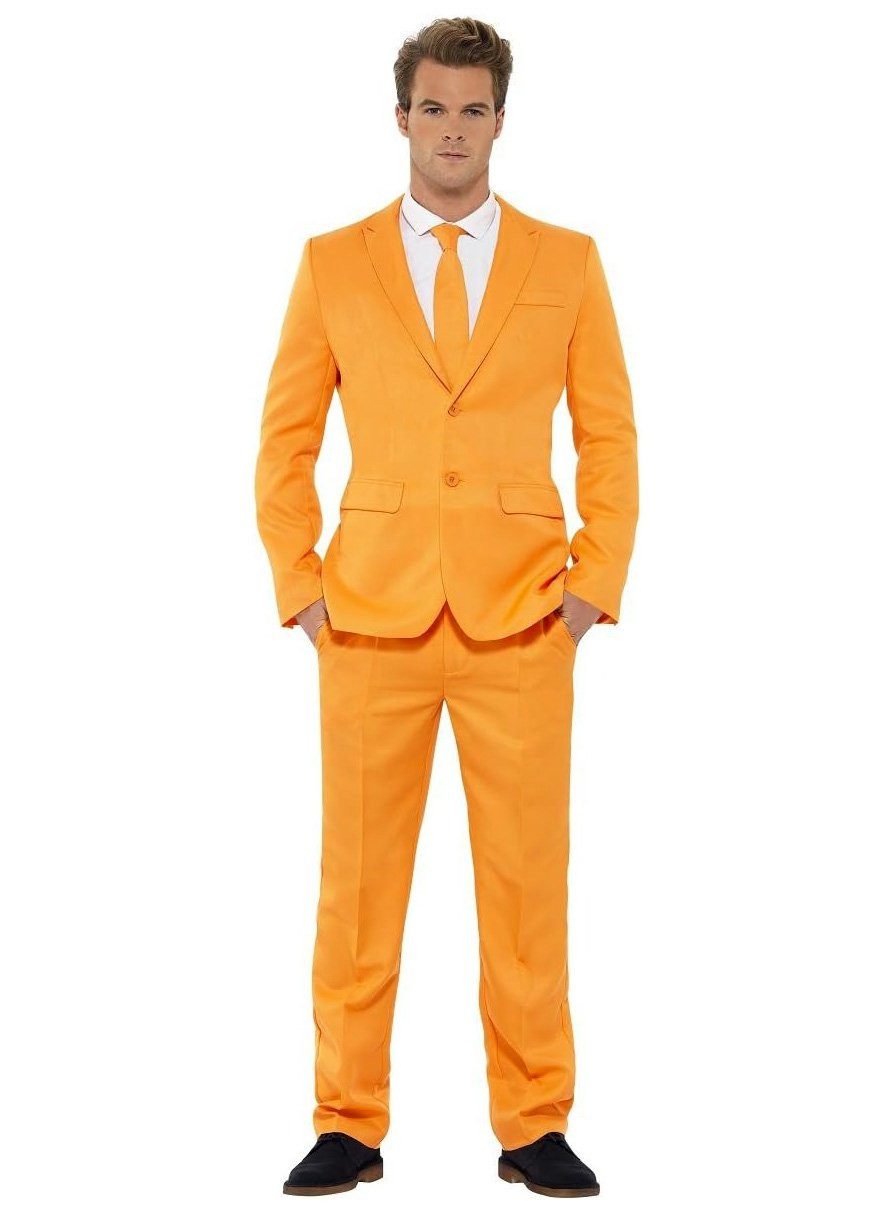 Metamorph Anzug Mr Orange Suit Kostüm Partyanzug - für Karneval Volle Möhre Oranje - der Multivitamin-Anzug!
