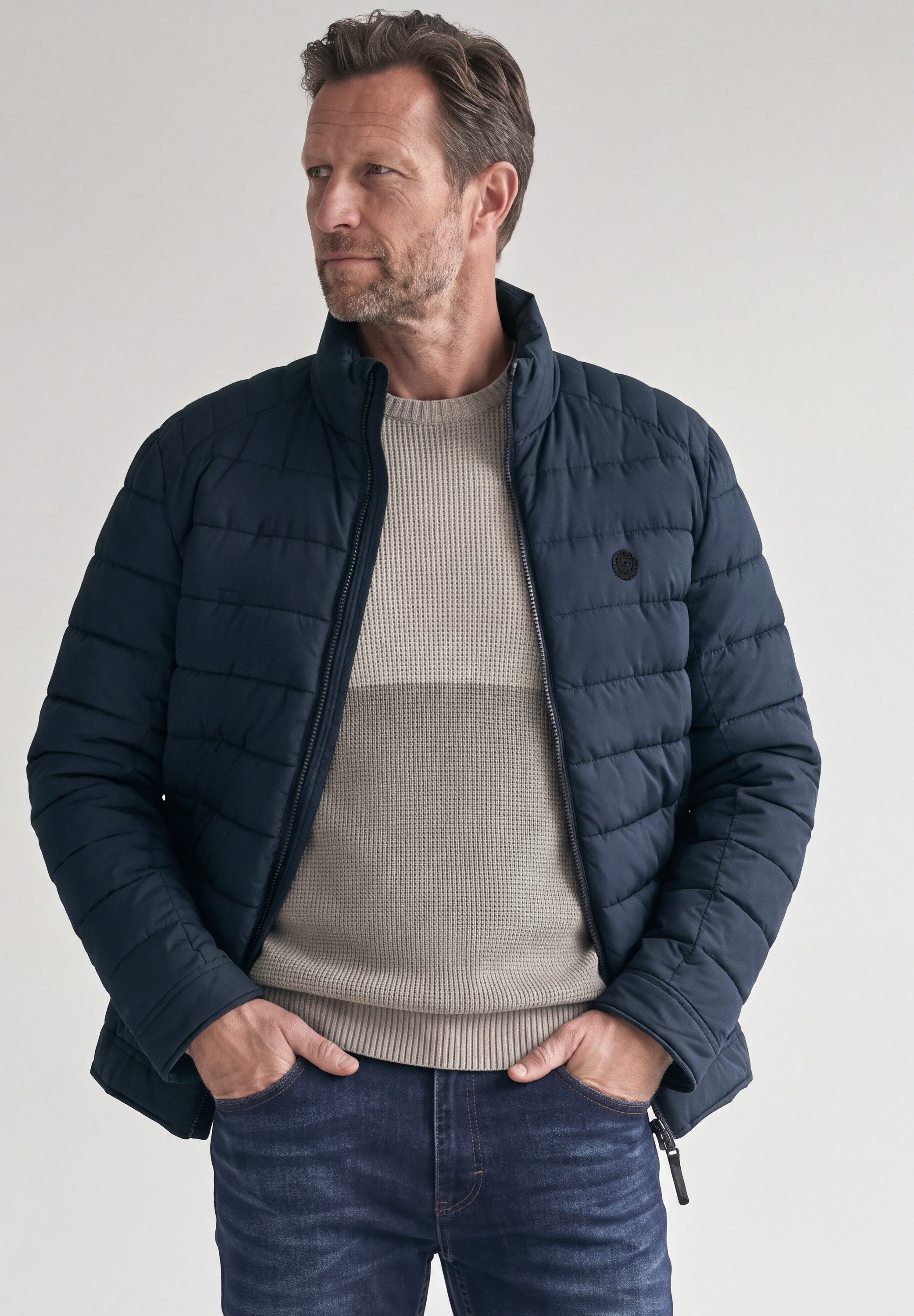 STREET ONE MEN Steppjacke mit moderner Steppung