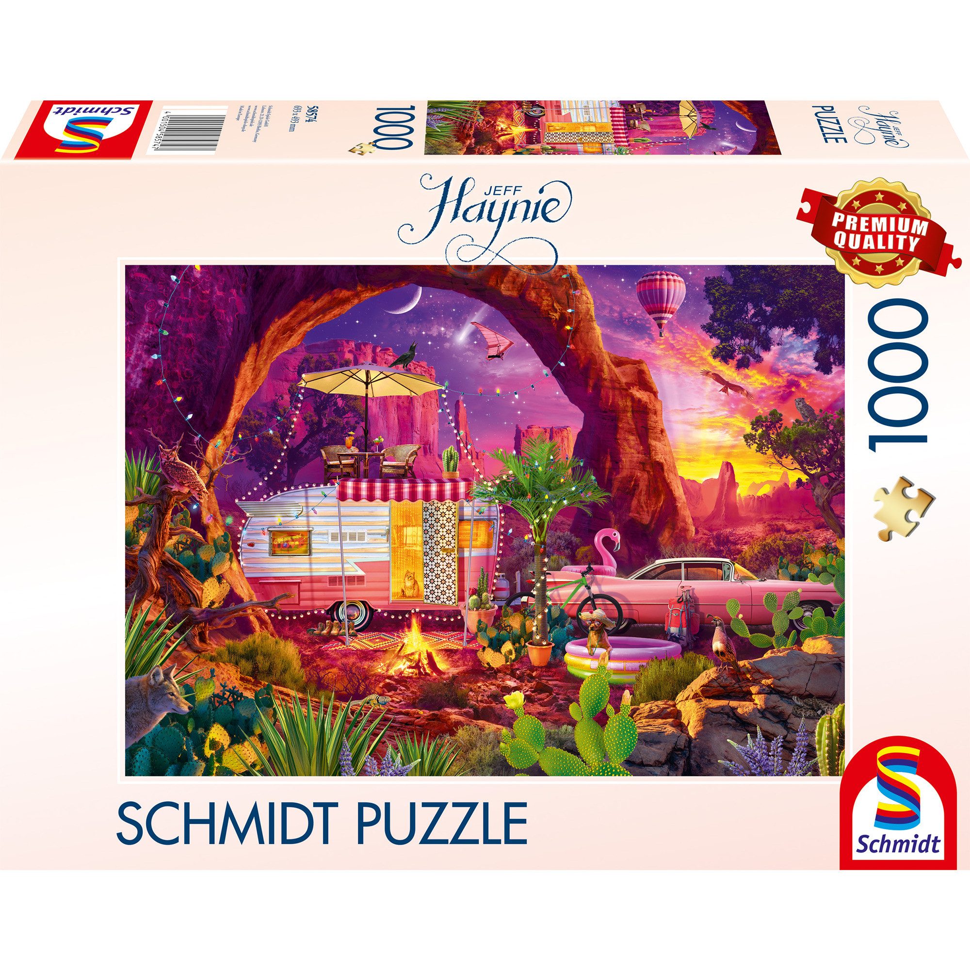 Schmidt Spiele Puzzle Schmidt Spiele Jeff Haynie: Camping-Paradies in, 1000 Puzzleteile