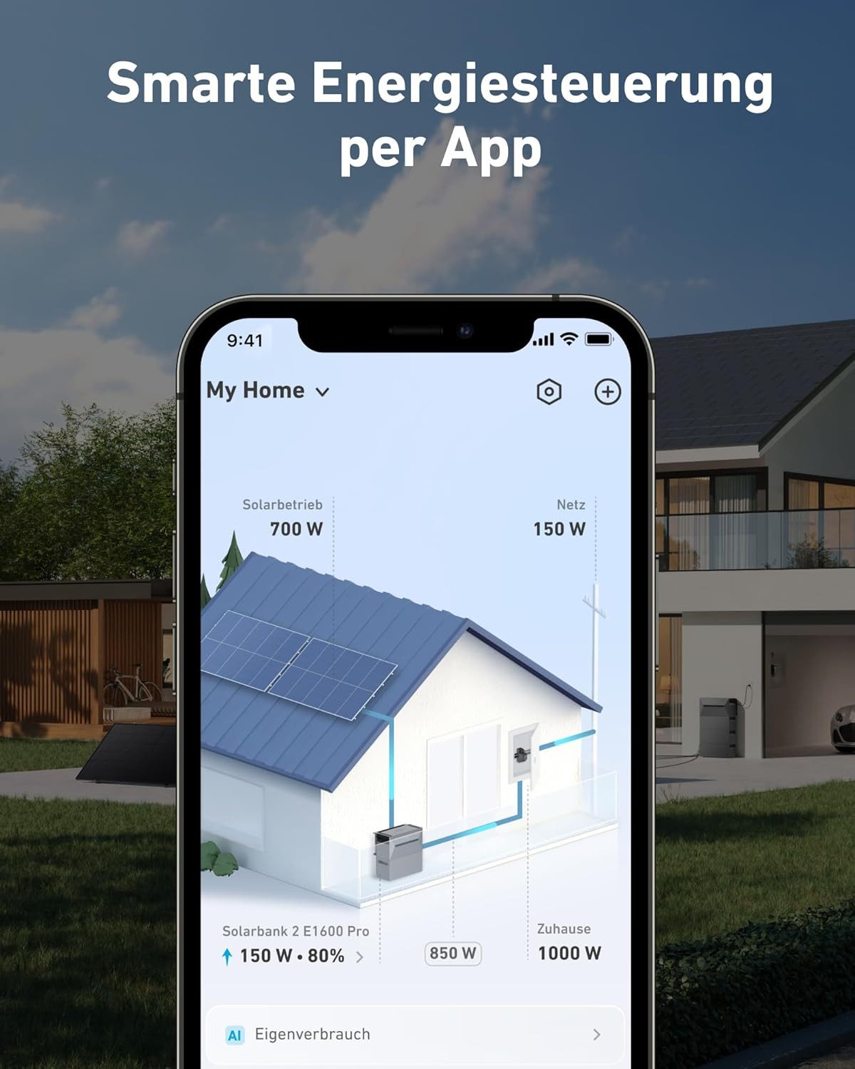 Anker Balkonkraftwerk Anker SOLIX Smart Meter, Smarter Zähler für Solarbank Serie