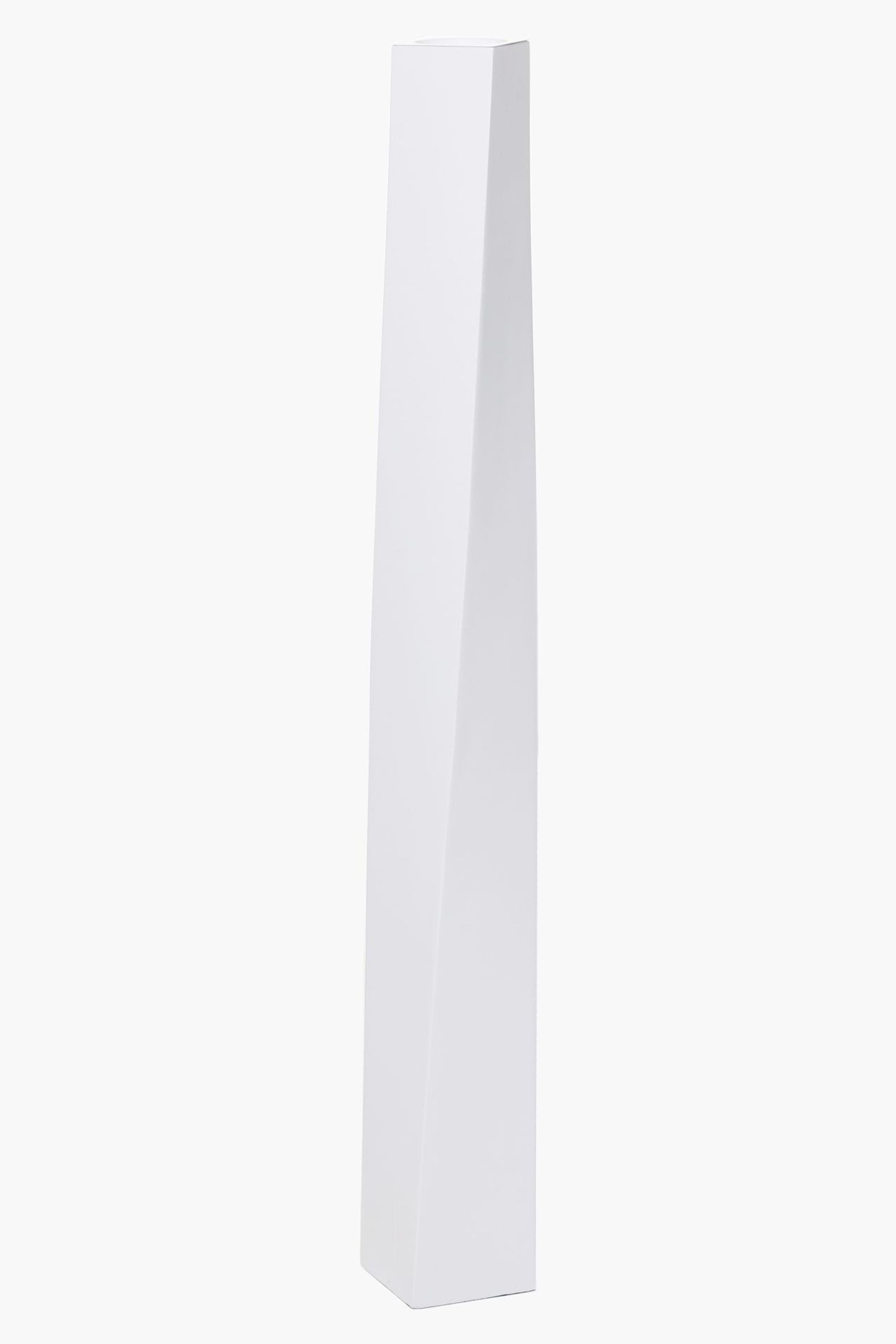 VIVANNO Bodenvase Kerzenständer Standkerzenhalter Fiberglas Weiß günstig online kaufen