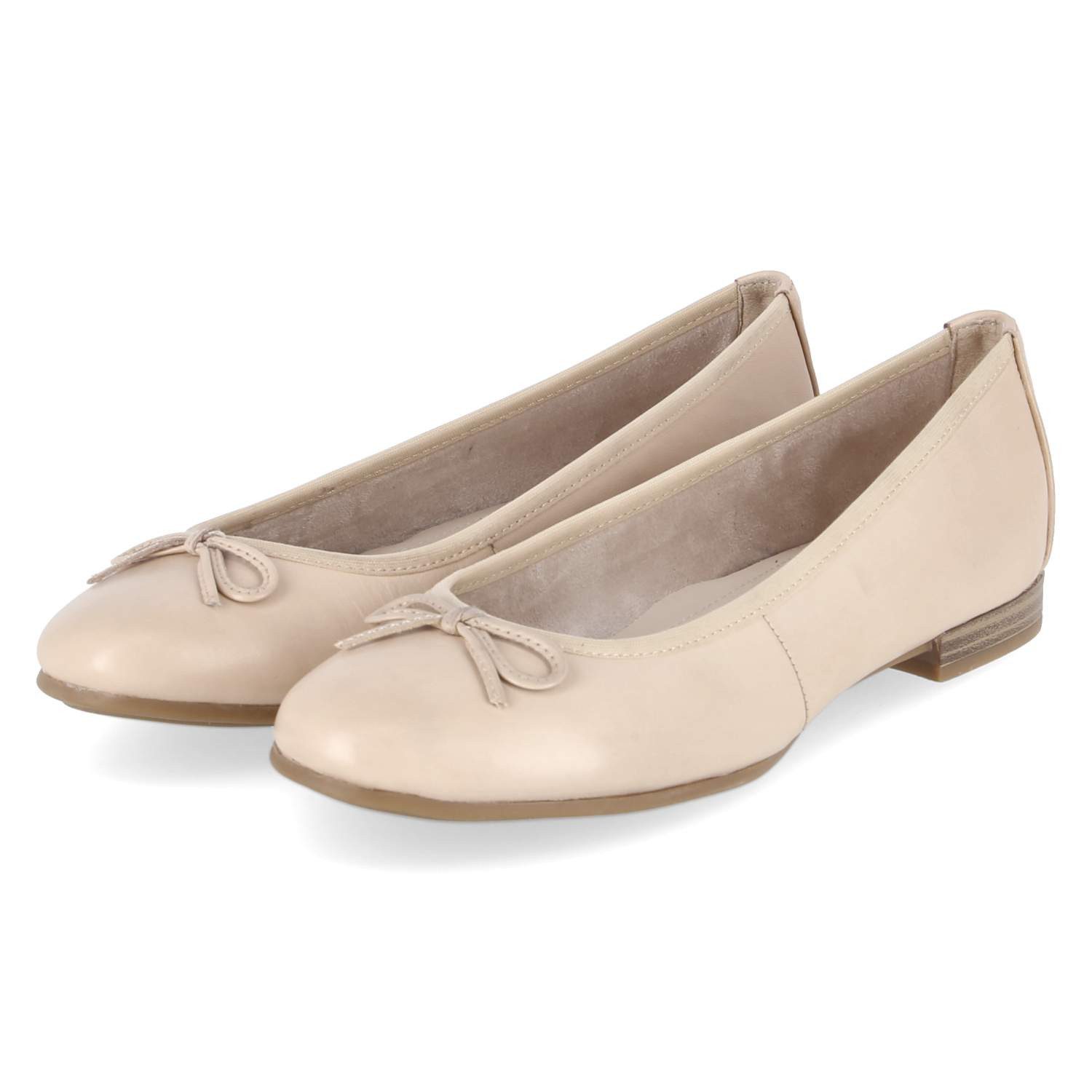 Tamaris Tamaris 1-22116-41-251 Damen Glattleder grau Ballerina günstig online kaufen