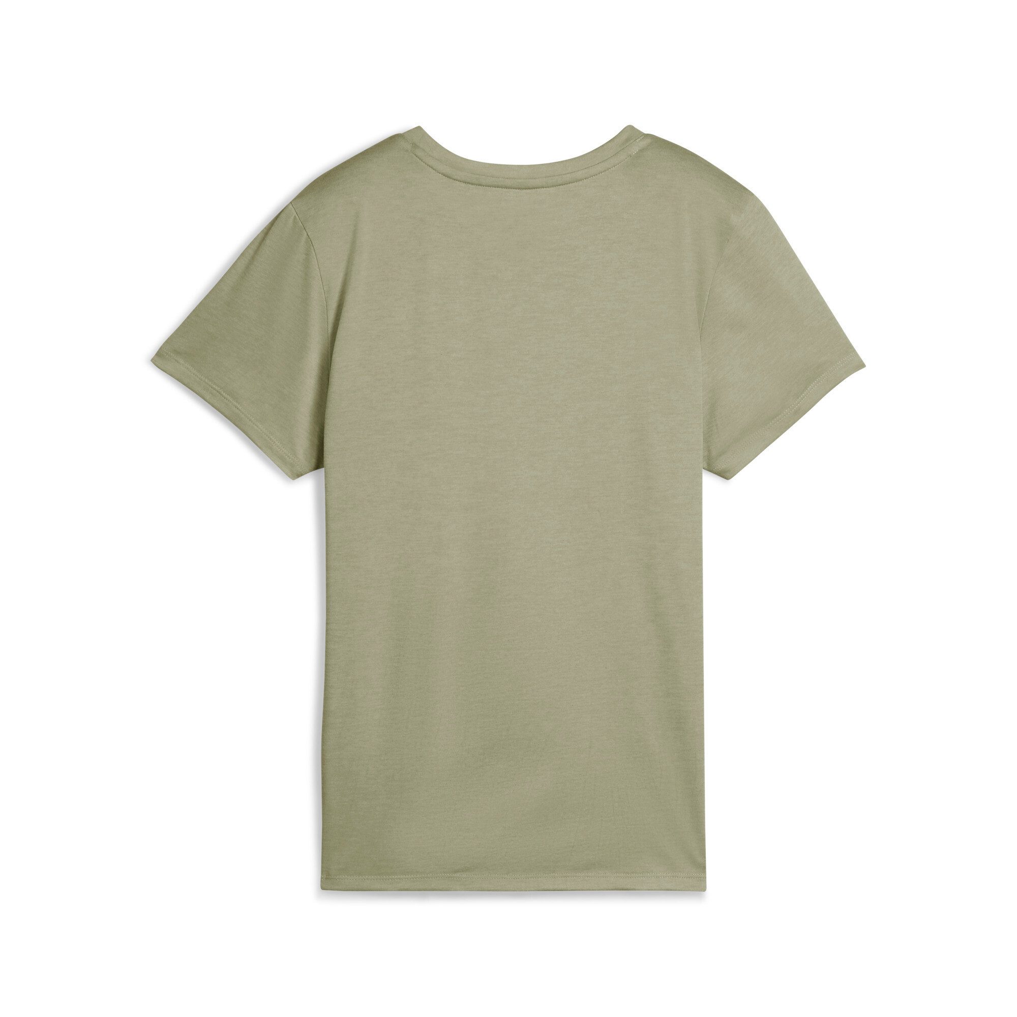 PUMA Trainingsshirt W TAD ESSENTIAL HEATHER LOGO TEE Regular Fit, mit Rundh günstig online kaufen