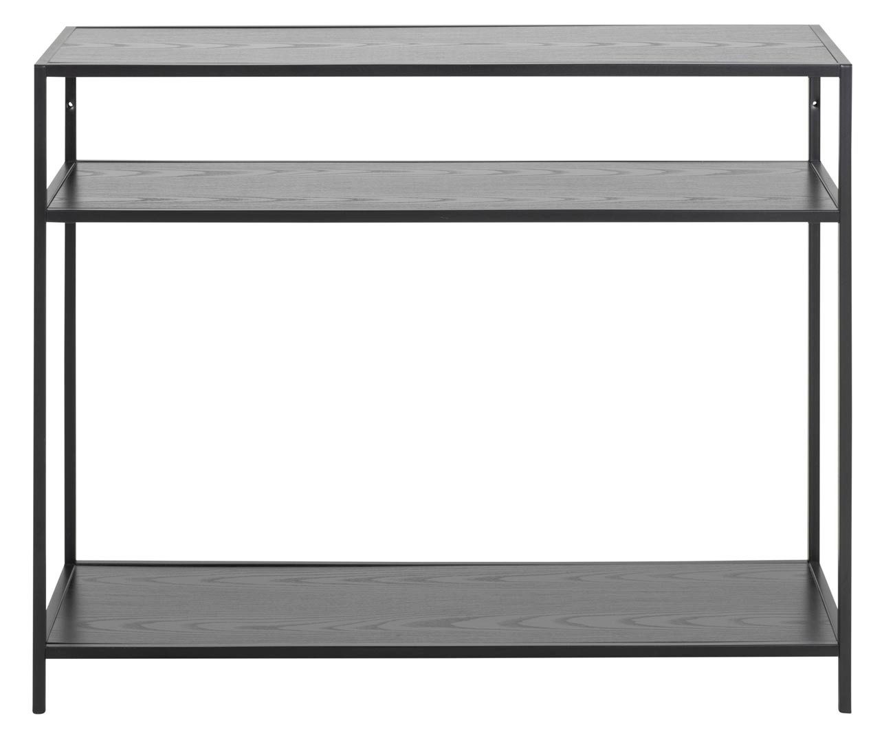 ACTONA GROUP Konsolentisch Sea Konsolentisch 35x100cm 2 Ablagen schwarz.