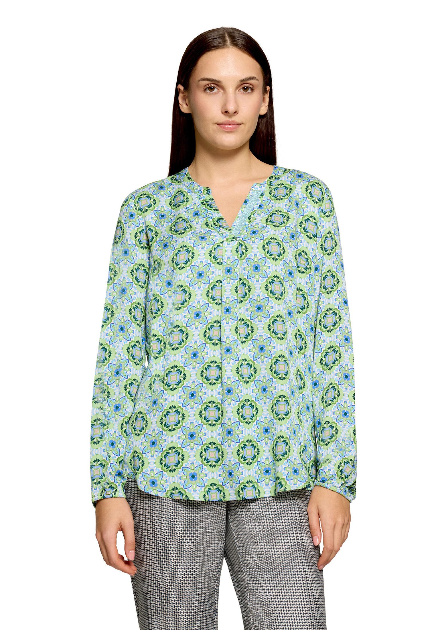 Cartoon Shirtbluse Damen mit Muster