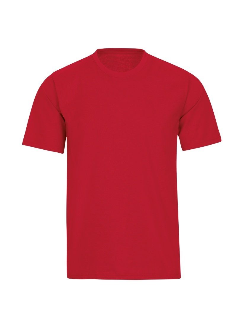 Trigema T-Shirt TRIGEMA T-Shirt DELUXE Baumwolle kirsch