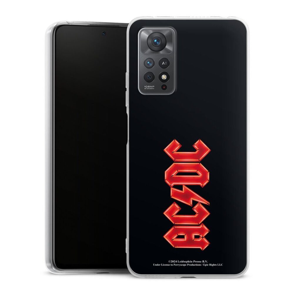 DeinDesign Handyhülle ACDC Logo Offizielles Lizenzprodukt ACDC Logo Large, Xiaomi Redmi Note 11 Pro 4G Silikon Hülle Bumper Case Smartphone Cover