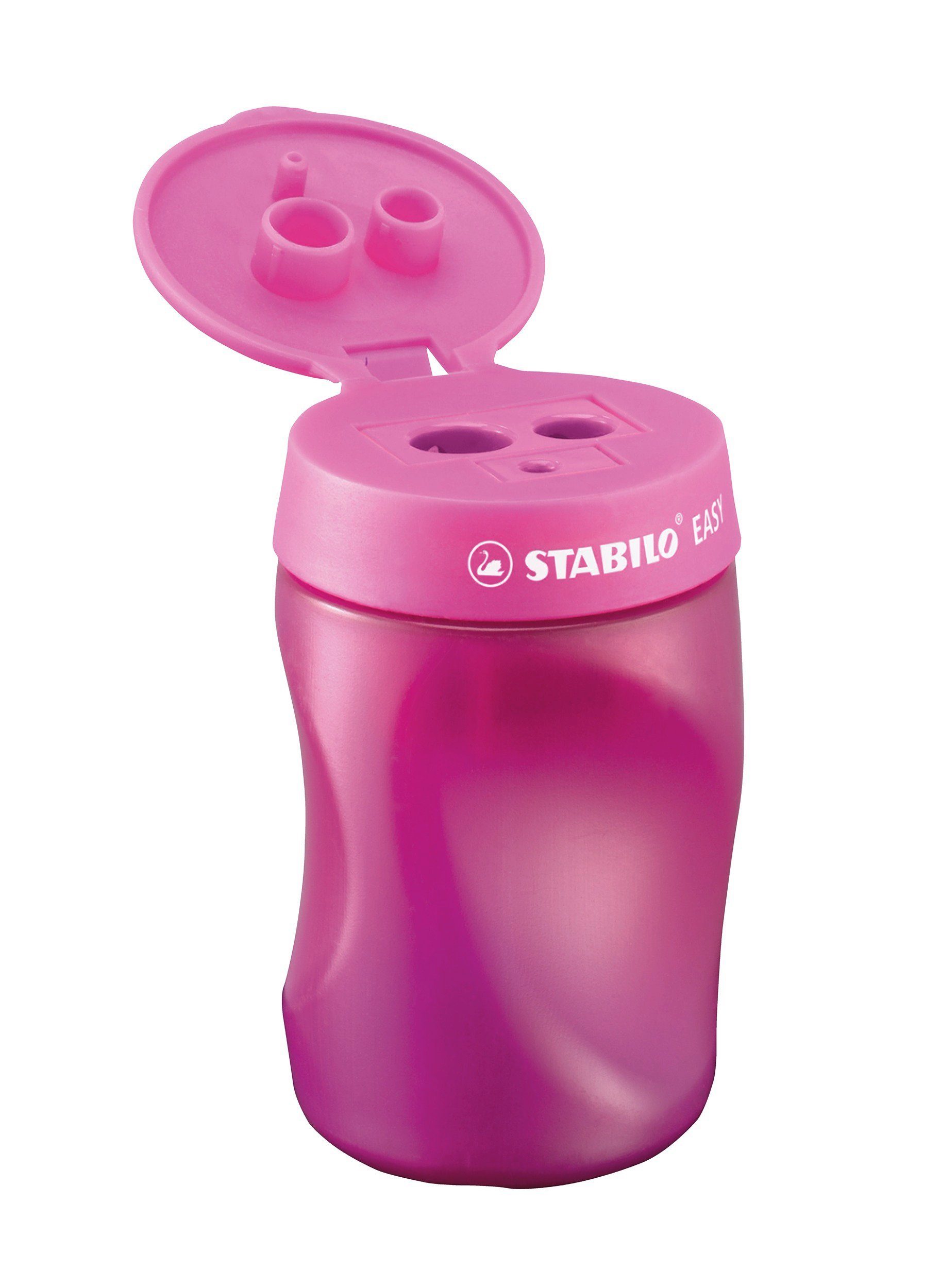 STABILO Anspitzer Dosenspitzer: Stabilo Easy sharpener pink für Linkshänder – Bild 2 von 5