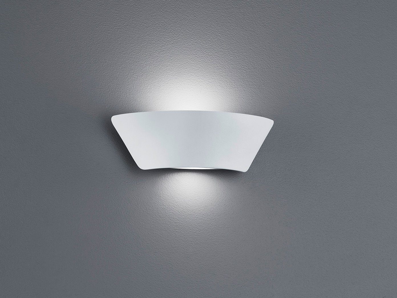 Light Down TRIO Warmweiß, and LED Außen-Wandleuchte, Up in integriert, SACRAMENTO LED fest Weiß