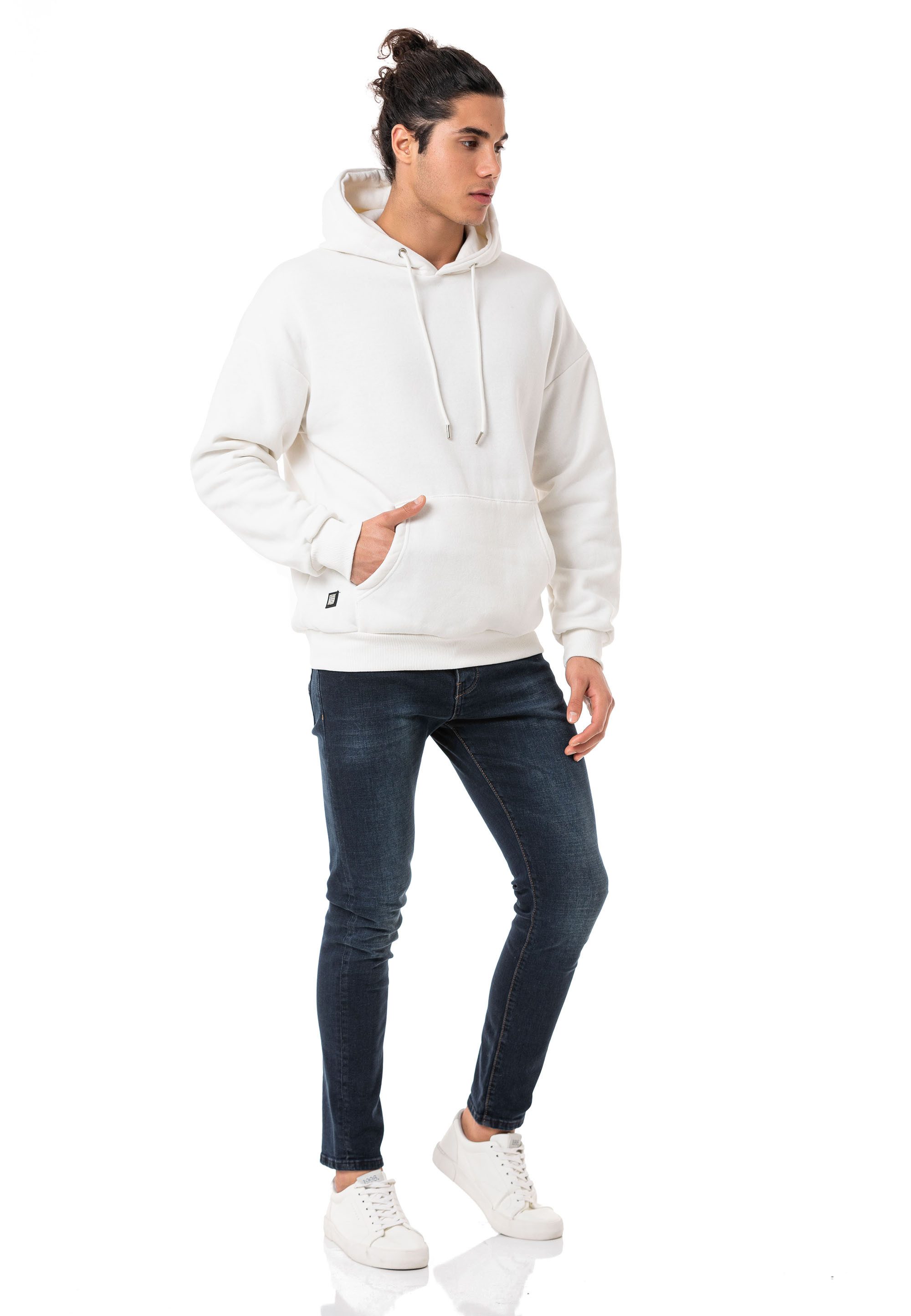 RedBridge Hoodie mit Kängurutasche Kapuzenpullover Klassisch Casual