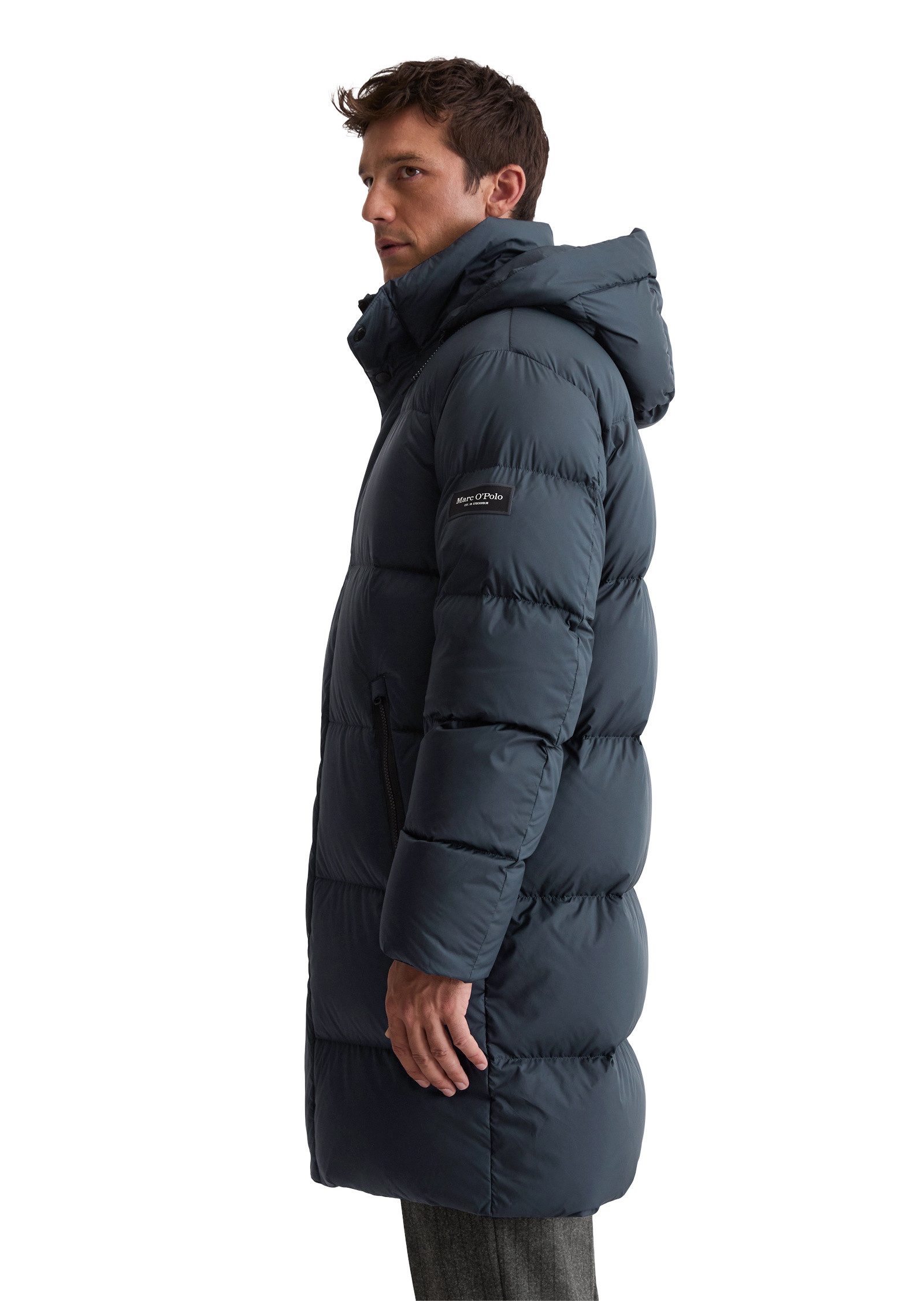 Marc O'Polo Daunenjacke mit großzügiger Kapuze günstig online kaufen