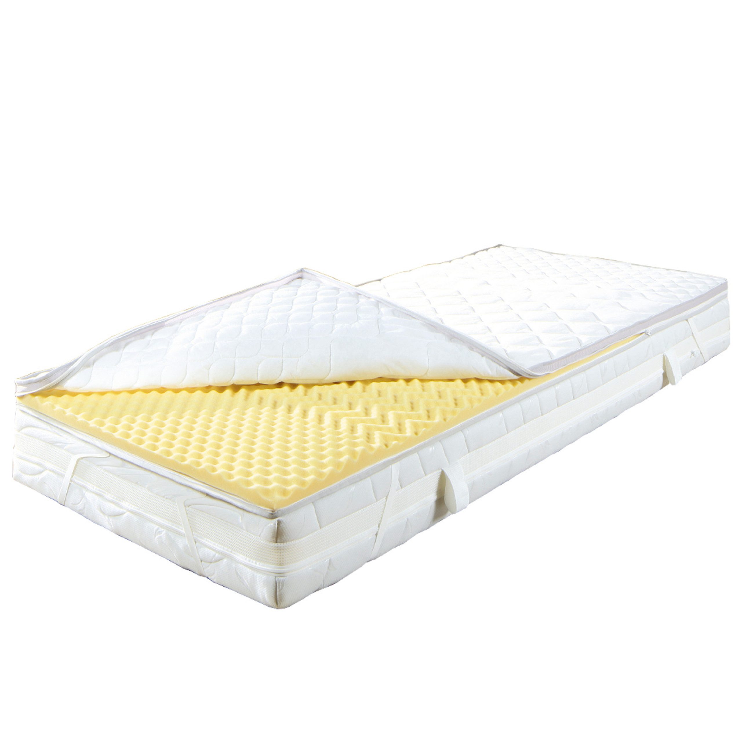 fan, Topper fan Visco Soft Matratzentopper 80x200 cm