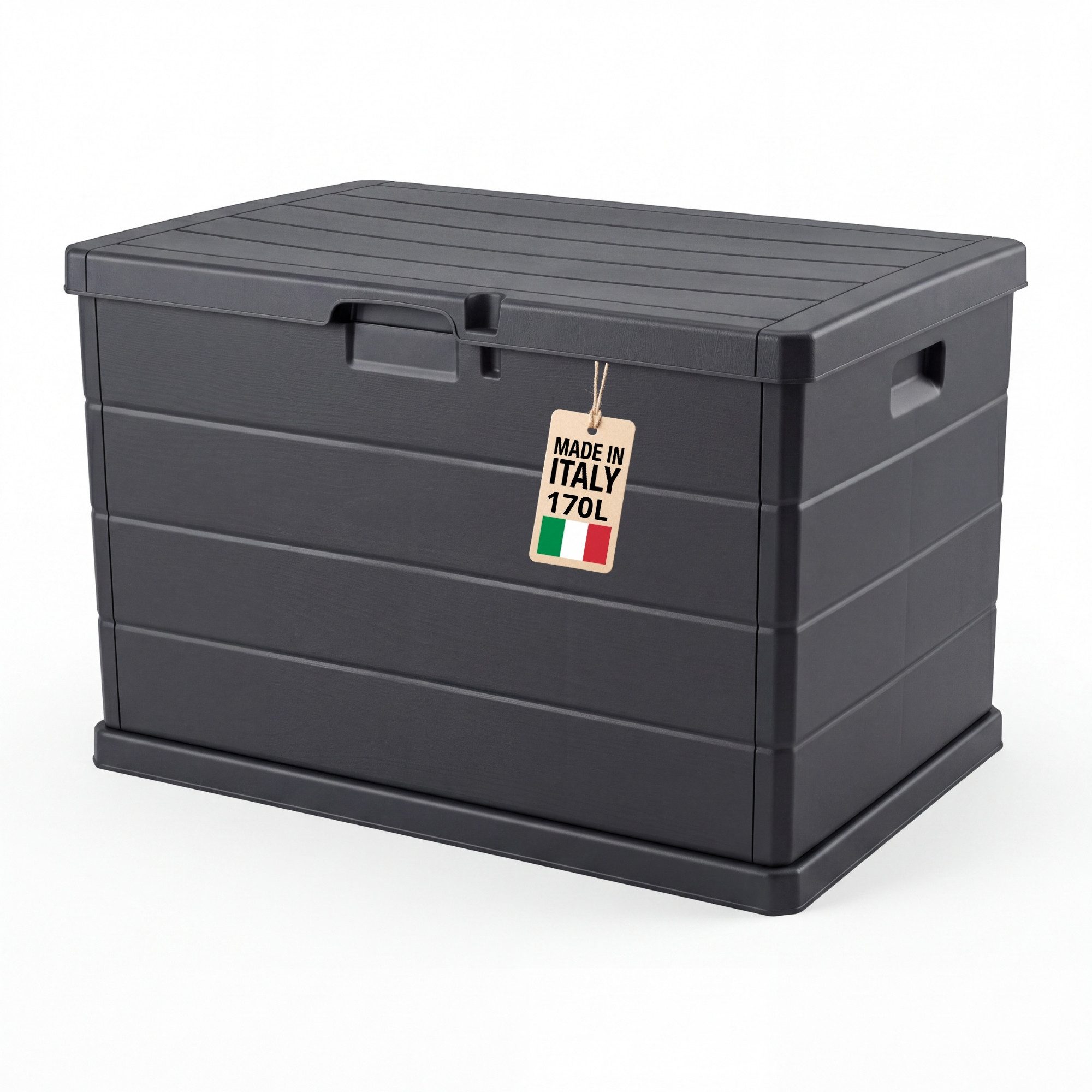 BigDean Auflagenbox Stabile Gartenbox Kissenbox outdoor 78x55x52 abschließbar (Packung, 1 St., Gartenbox), Kompakte 170l Strauraum