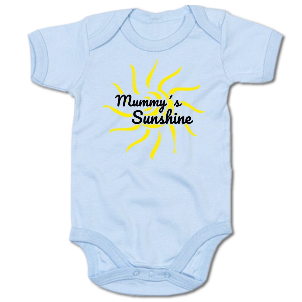 G-graphics Kurzarmbody Mummy´s Sunshine Baby Body mit Spruch / Motiv / Aufdruck • zur Geburt / Babyparty