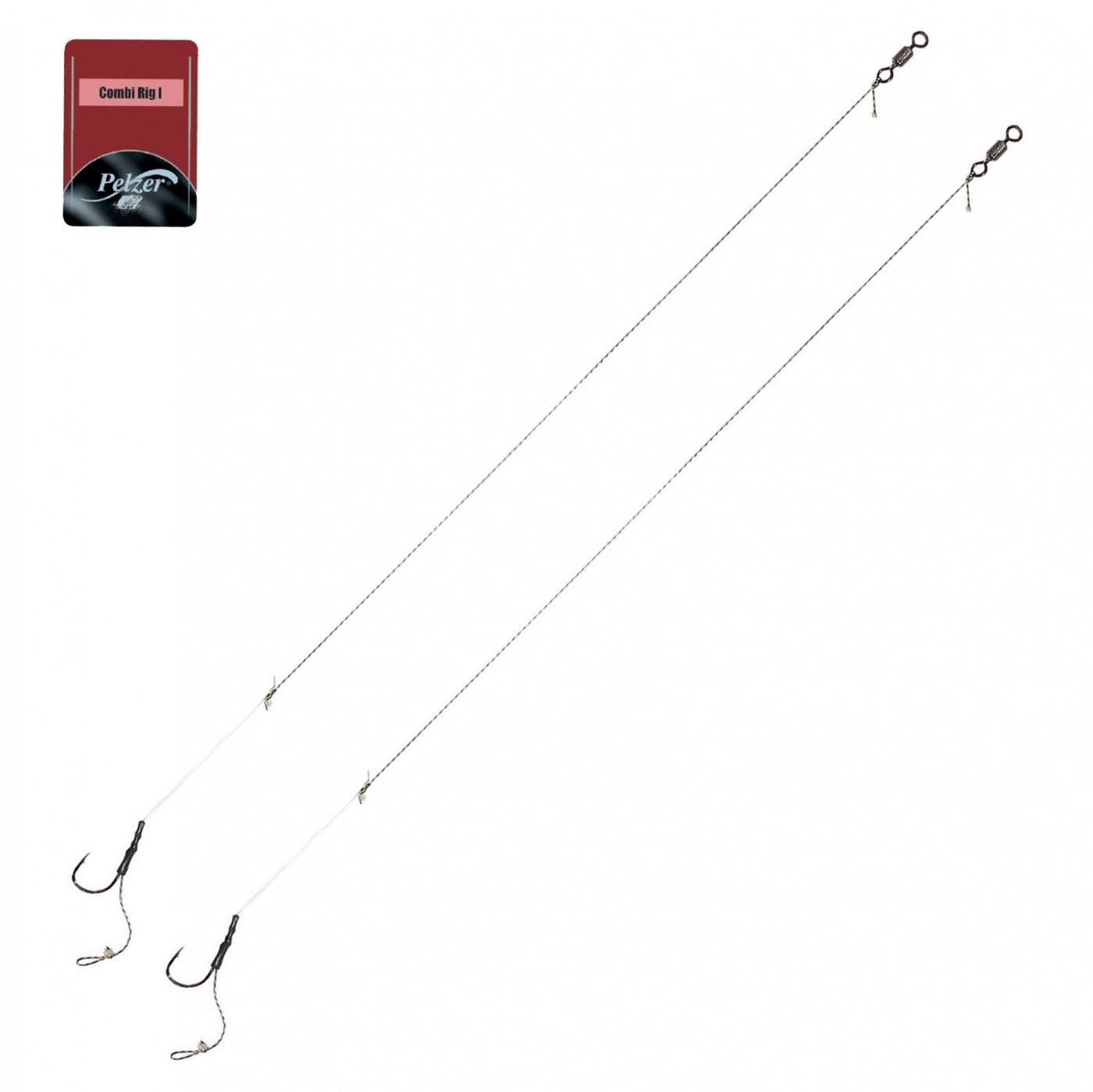 Karpfenhaken Pelzer Combi Rig Gr. 2 Karpfenrigs (2 Stück)