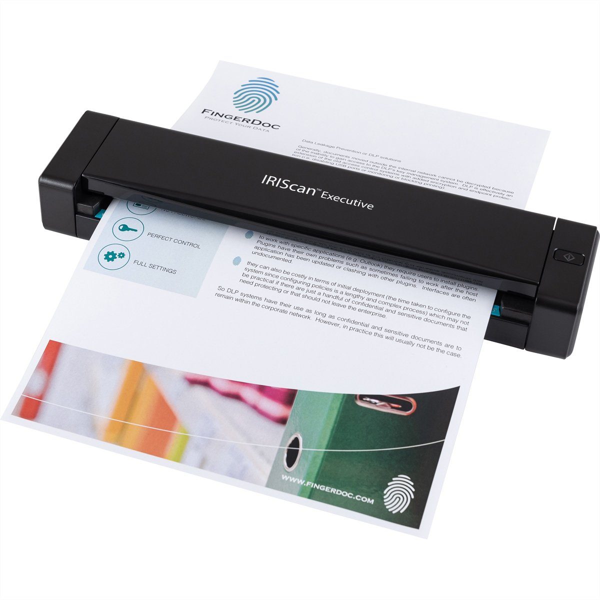 Iris by Canon IRISCan Executive 4 Duplex 8PPM Dokumentenscanner Scanner, (Mobiler Scanner mit Papiereinzug, 458737)