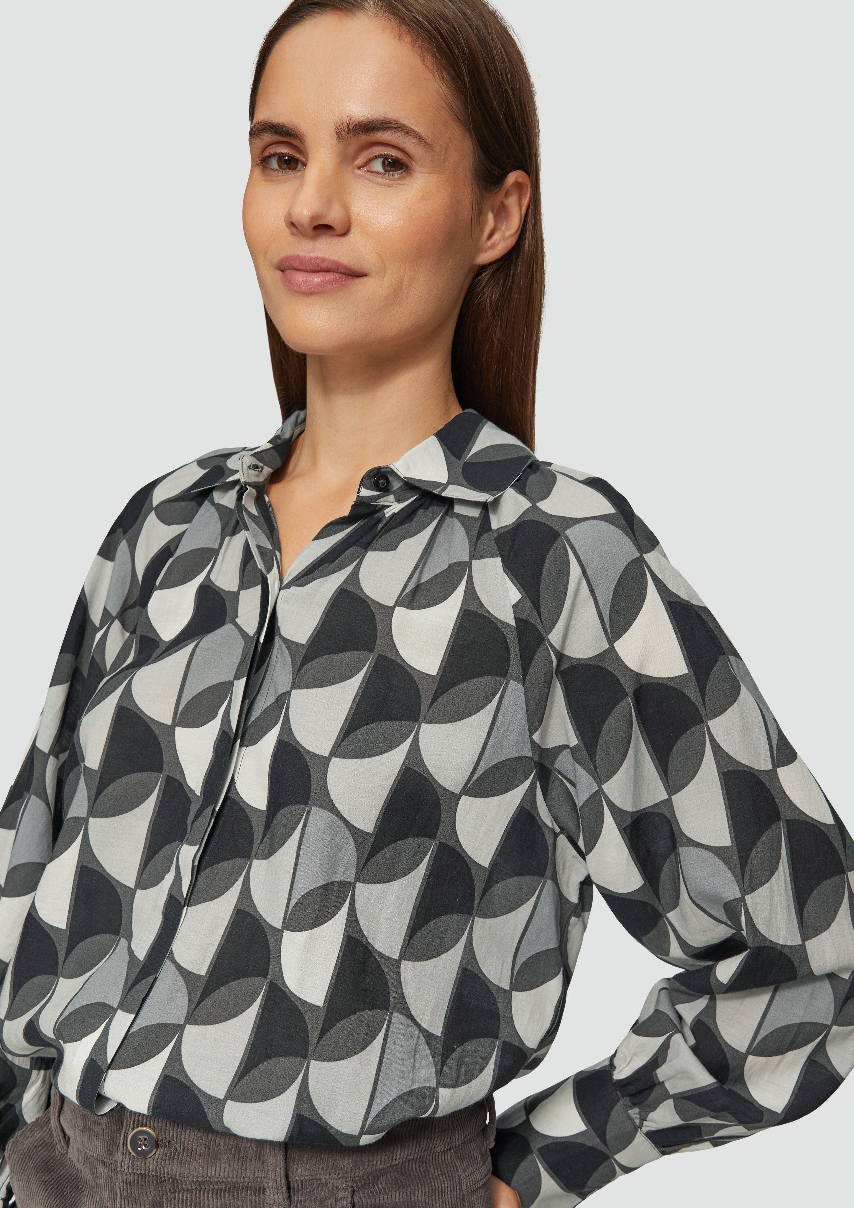 s.Oliver Langarmbluse Bluse im Relaxed Fit günstig online kaufen