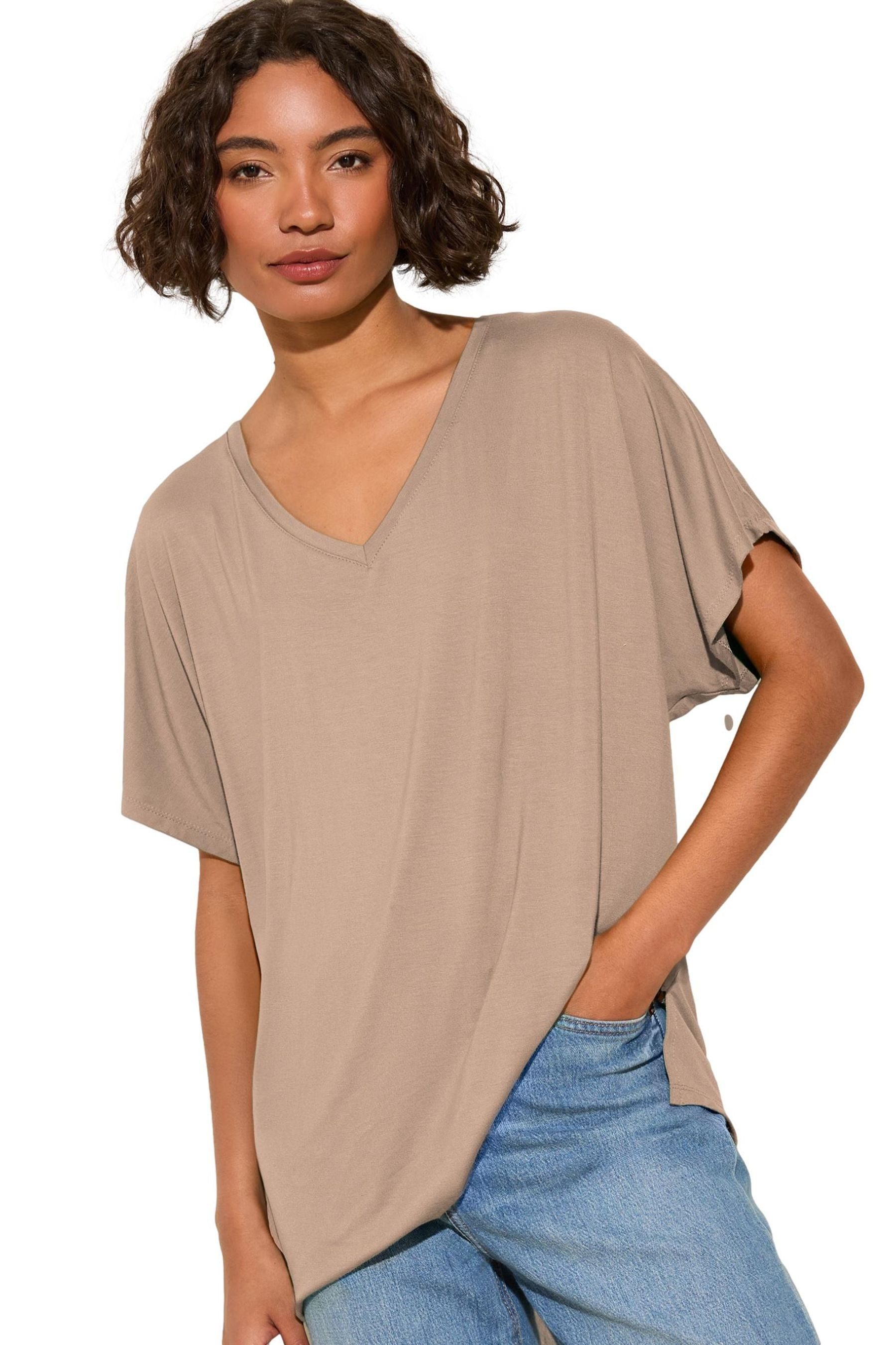 Friends Like These Tunika Friends Like These Kurzärmelige Tunika (1-tlg)