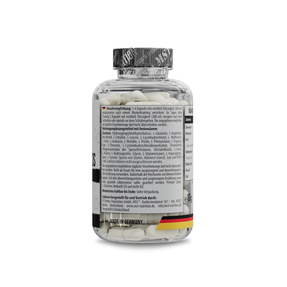 MST Nutrition 21 Amino Acids 120 Kapseln Kapseln, 250 g, Kapseln