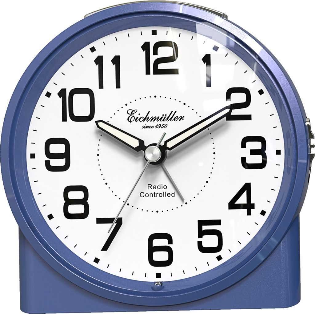 Eichmüller Funkwecker 9890-03 – Präziser blauer Wecker mit gut ablesbarem Z günstig online kaufen
