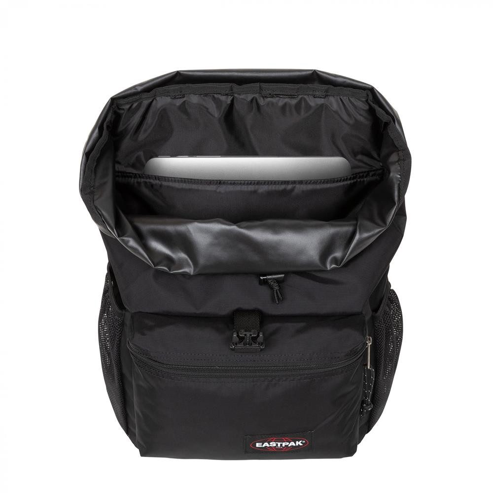 Eastpak Rucksack BAZEGO, 16-Zoll-Laptopfach und Flaschenhalter, 23 l, Powder Black (schwarz)