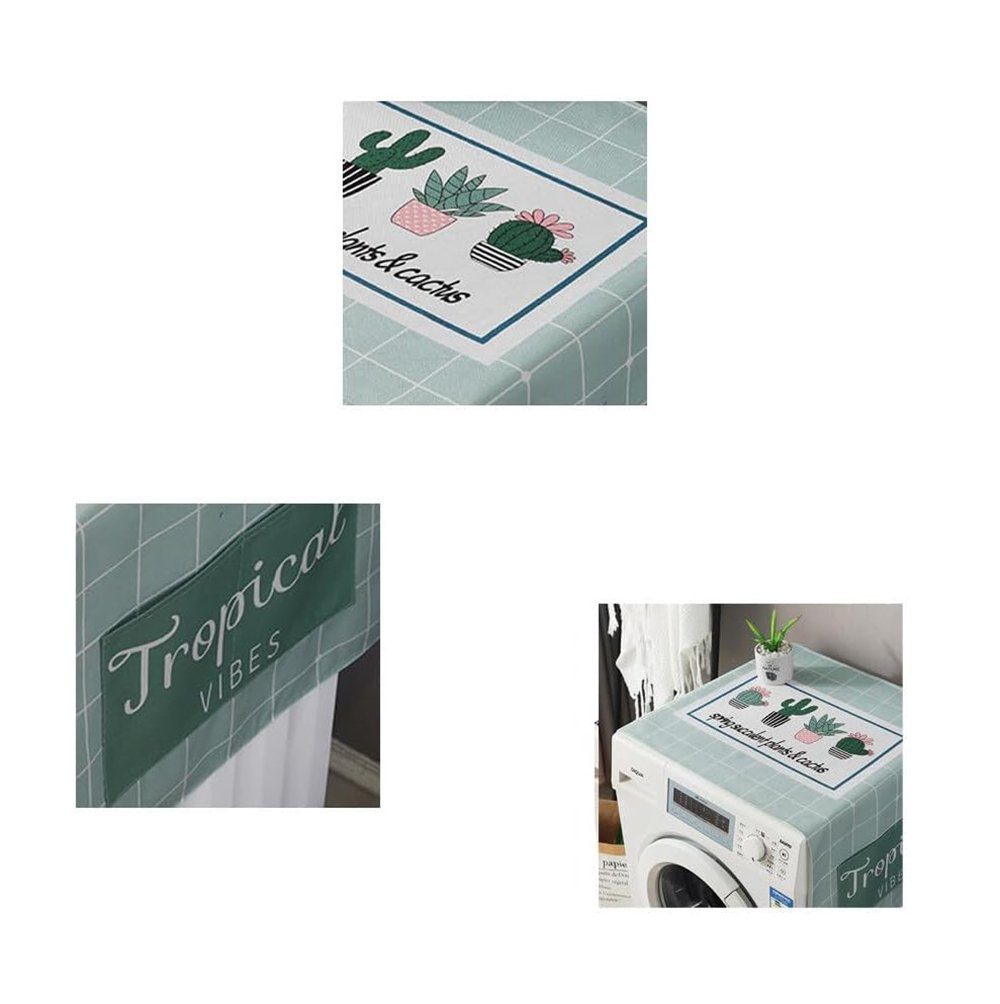 Runxizhou Staubschutztür Waschmaschinenbezug, × cm, 55 für Kühlschrank (1-St) 140 Staubschutz Zuhause