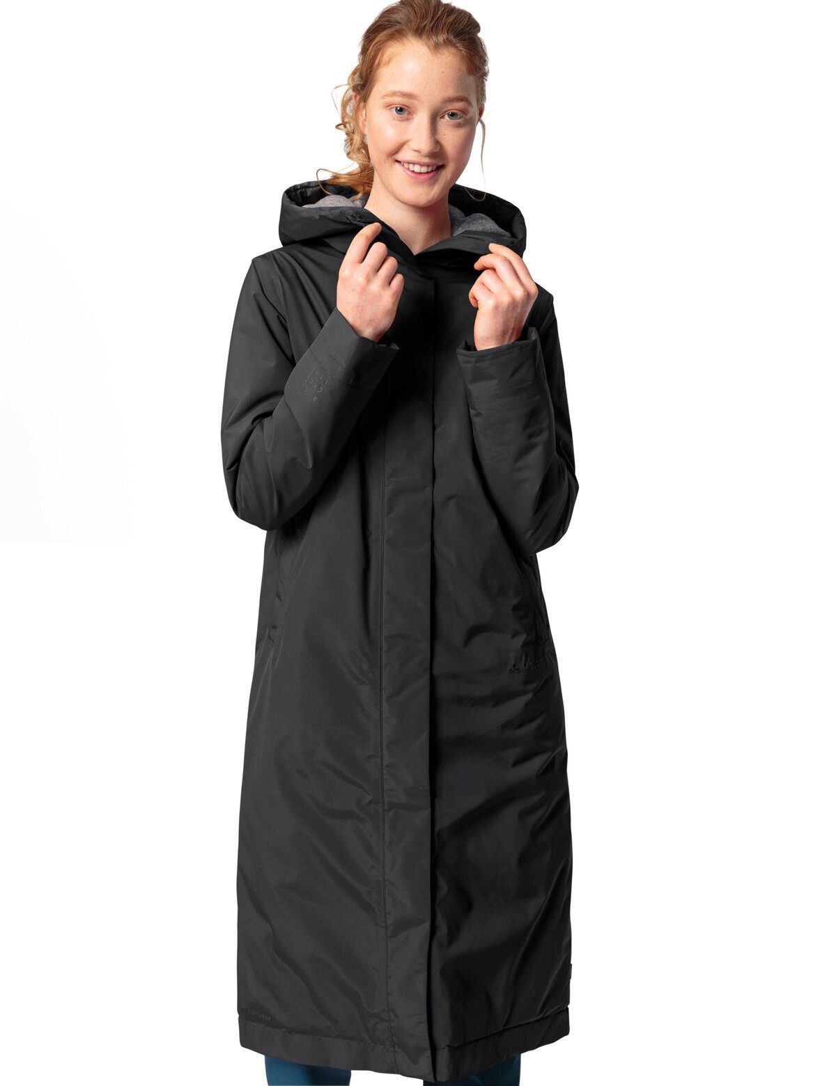 Coat VAUDE kompensiert Women's black (1-St) Coreway Outdoorjacke Klimaneutral