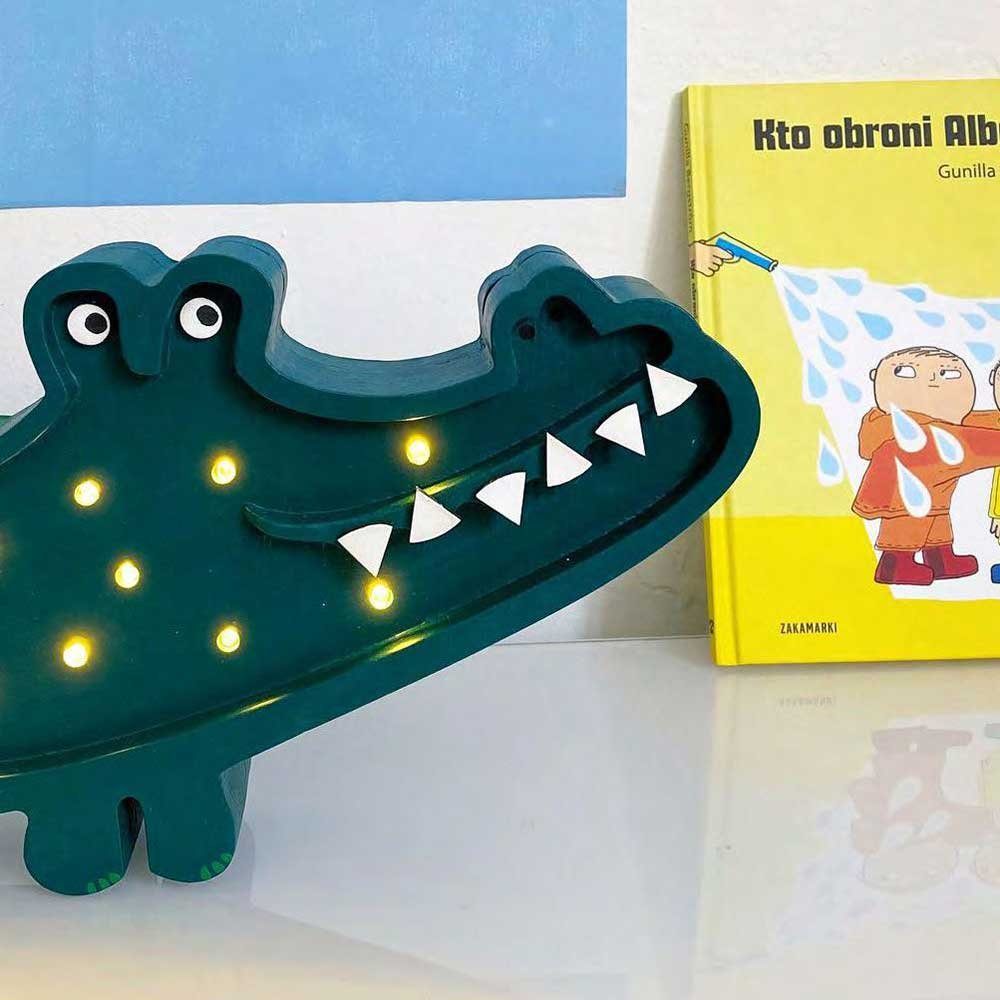 little Khaki Kinderleuchte lights Pastel Tischleuchte Krokodil