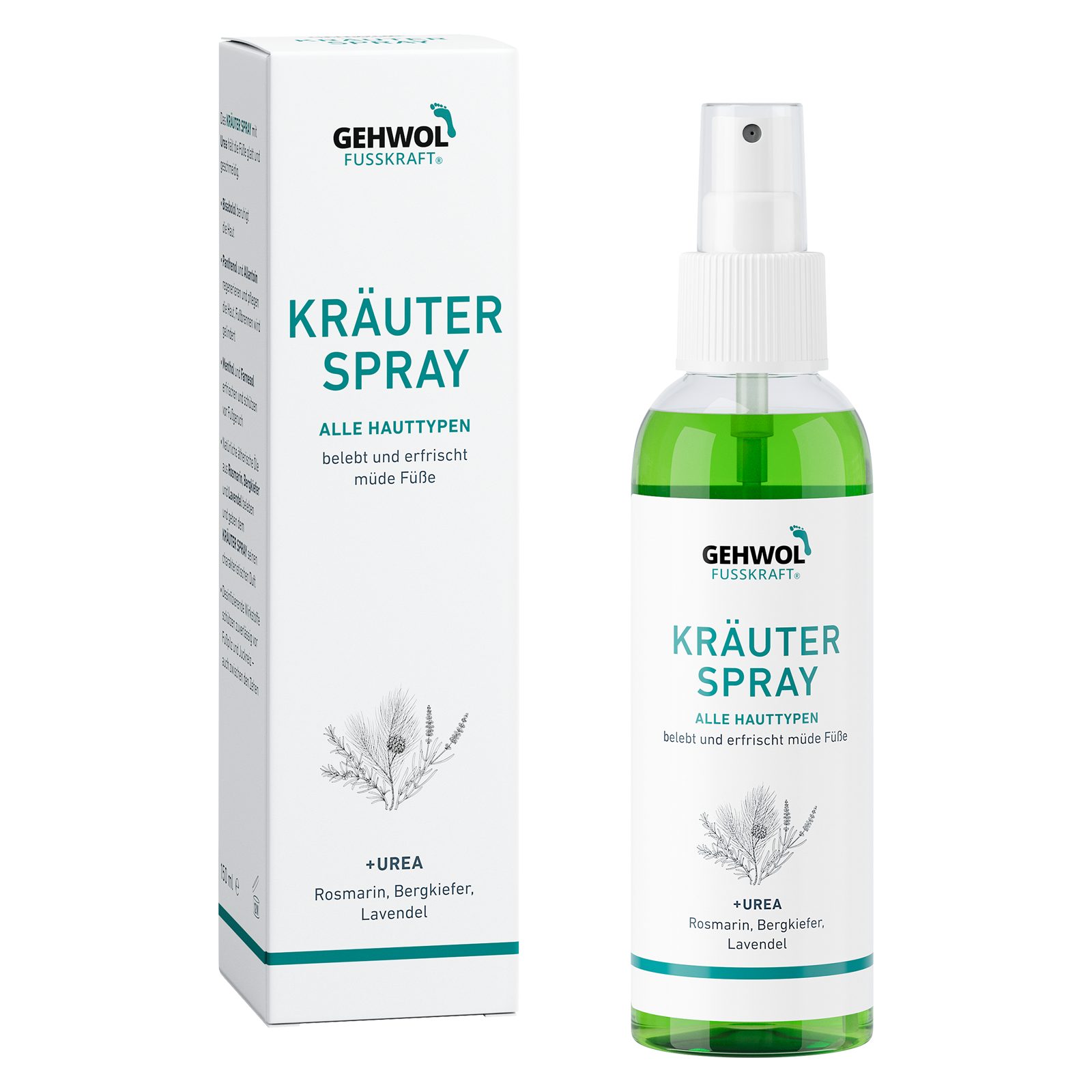Fußpflegespray GEHWOL Fusskraft Kräuterspray