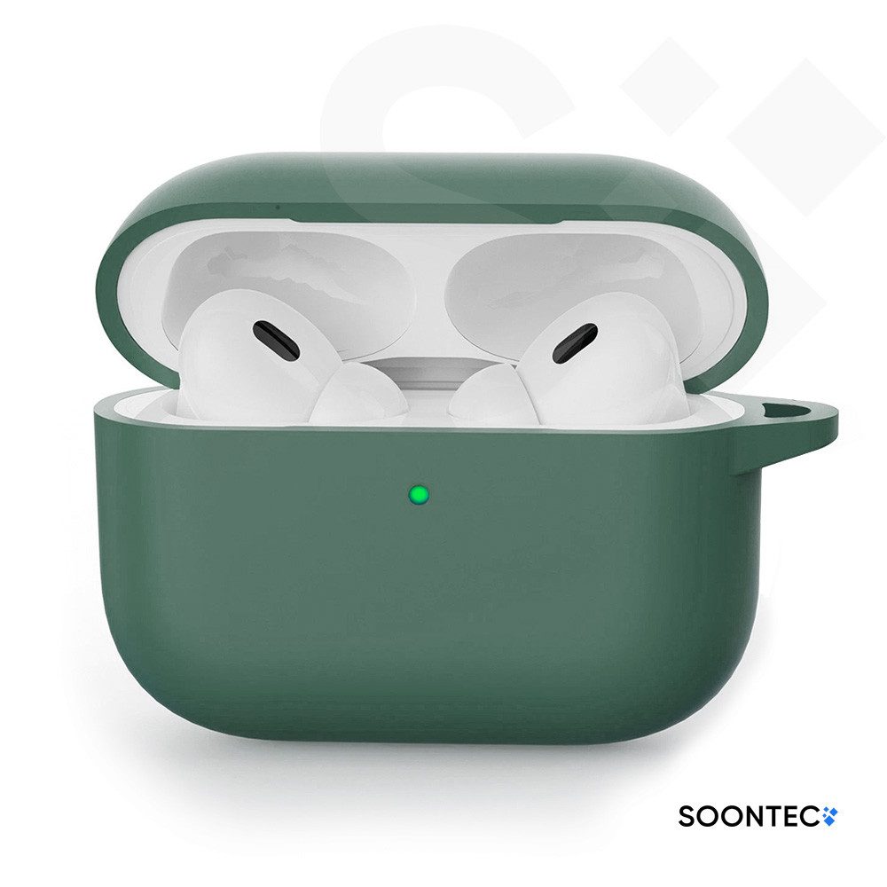 SOONTEC Kopfhörer-Schutzhülle SOONTEC Hülle für AirPods Pro 3. Generation Case mit Karabiner-Ring