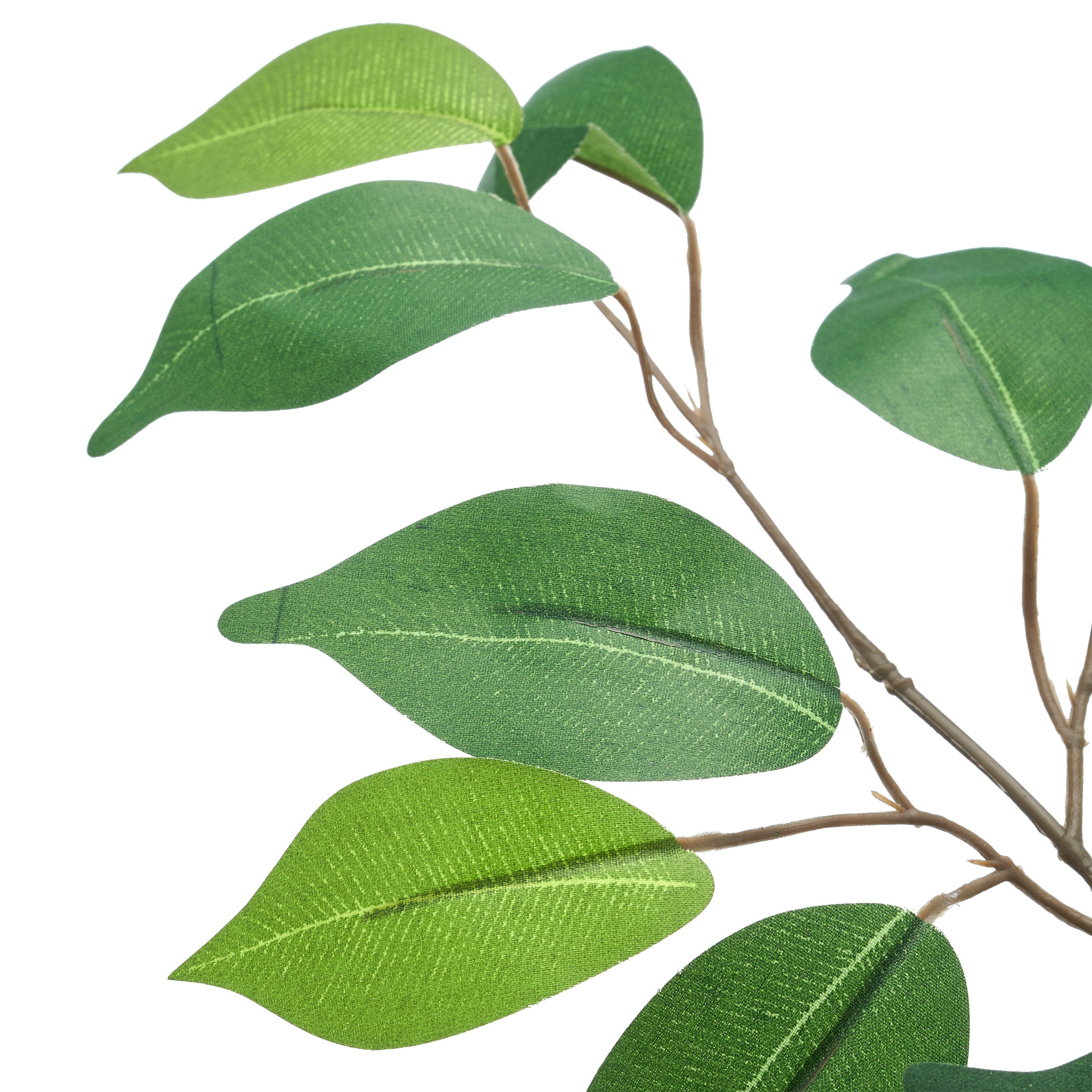 Kunstbaum Ficus benjamina, Creativ green, Höhe 100 cm, mit schönem Blattwerk